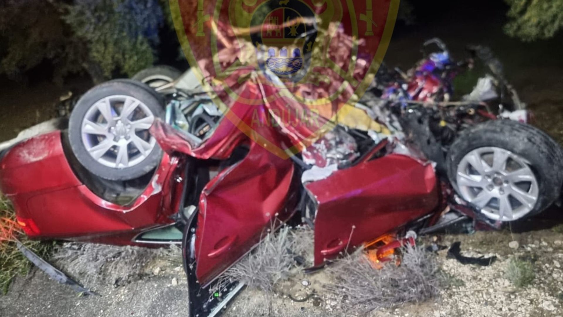 Accidente tráfico en Porcuna dos fallecidos