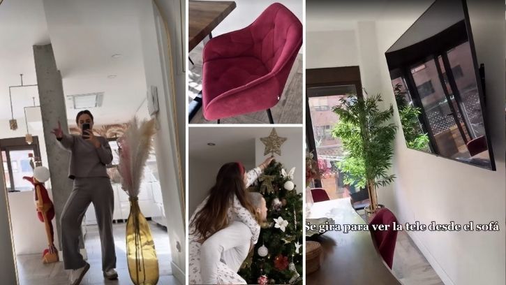 En la casa no faltan las notas de color