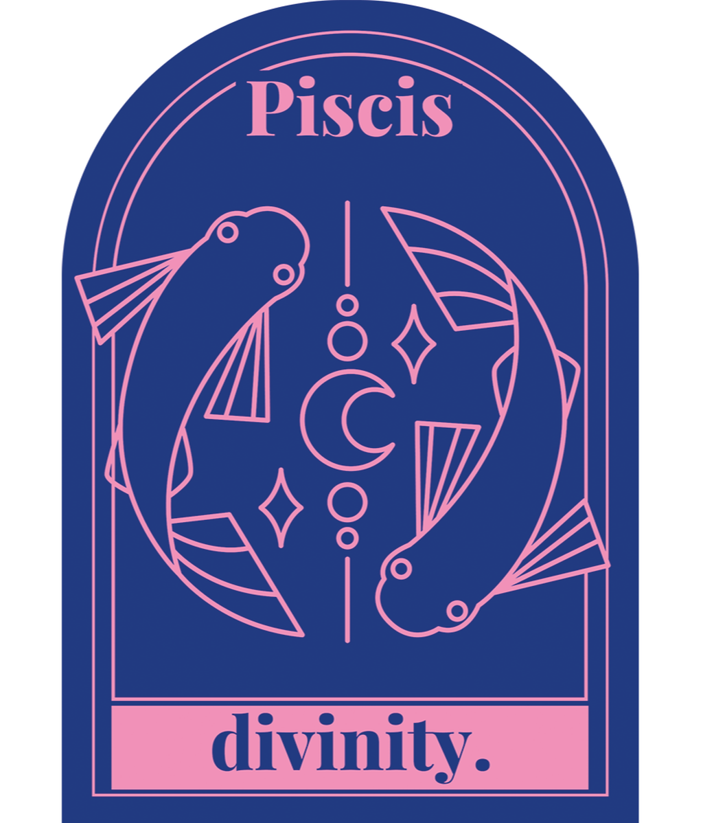 La carta del tarot de Piscis