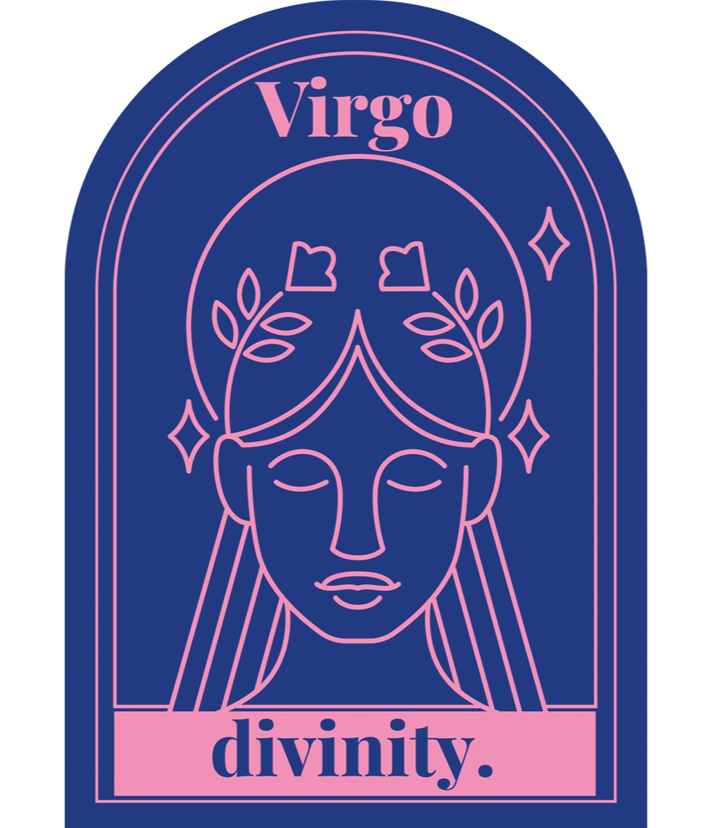 La carta del tarot de Virgo