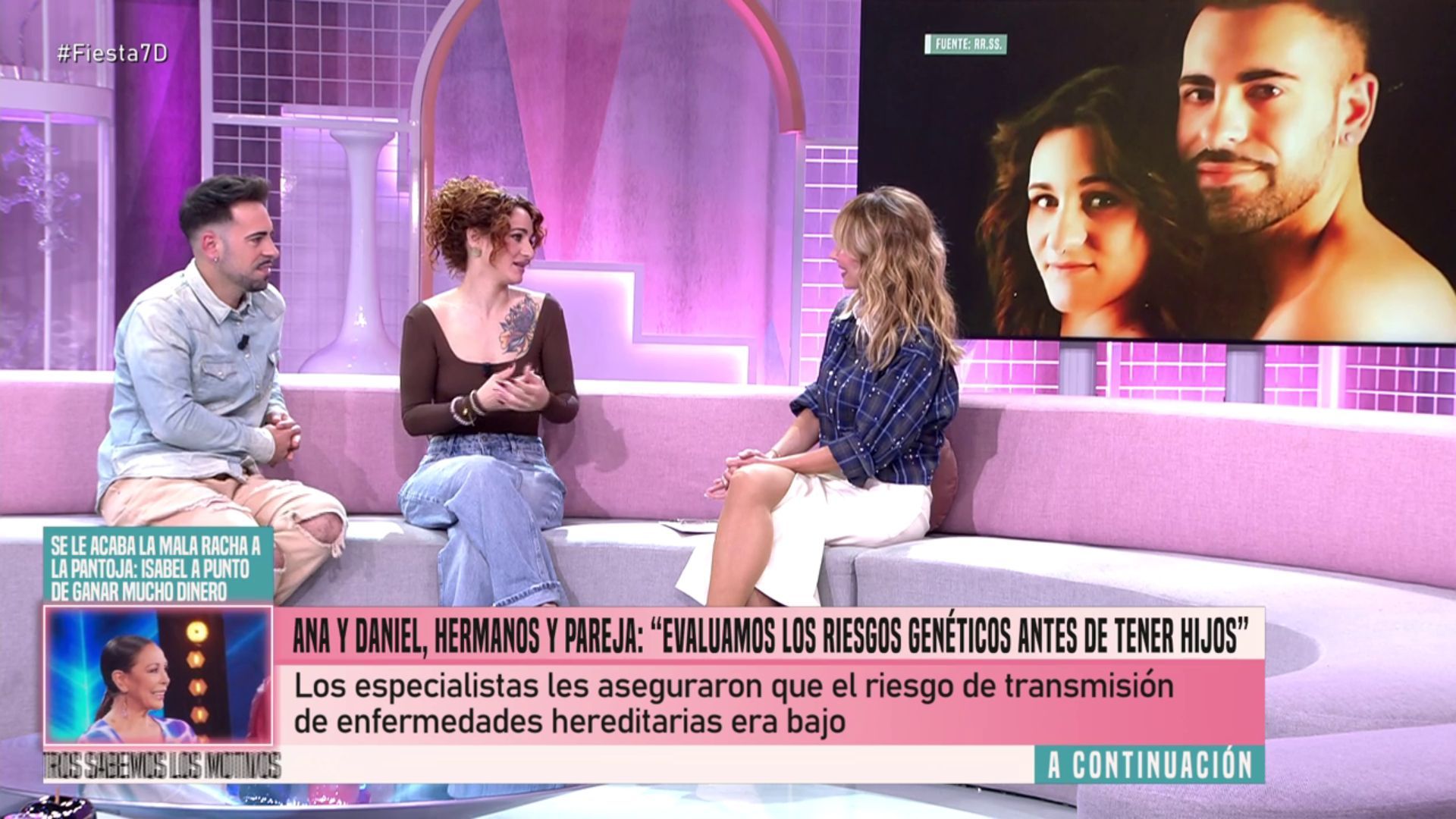 Ana y Daniel, hermanos y pareja, hablan sobre sus dos hijos