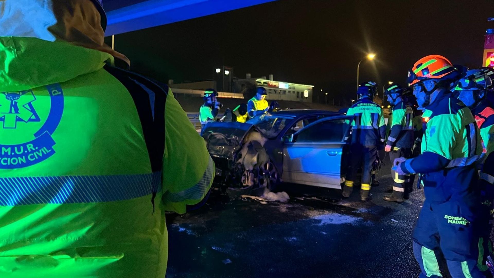 Tres heridos, uno grave, en una colisión en la M-607, Madrid: uno de los vehículos implicados circulaba en sentido contrario