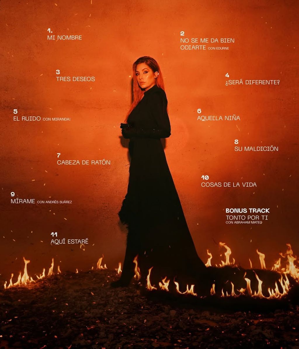 Imagen del anuncio del nuevo disco de Leire Martínez