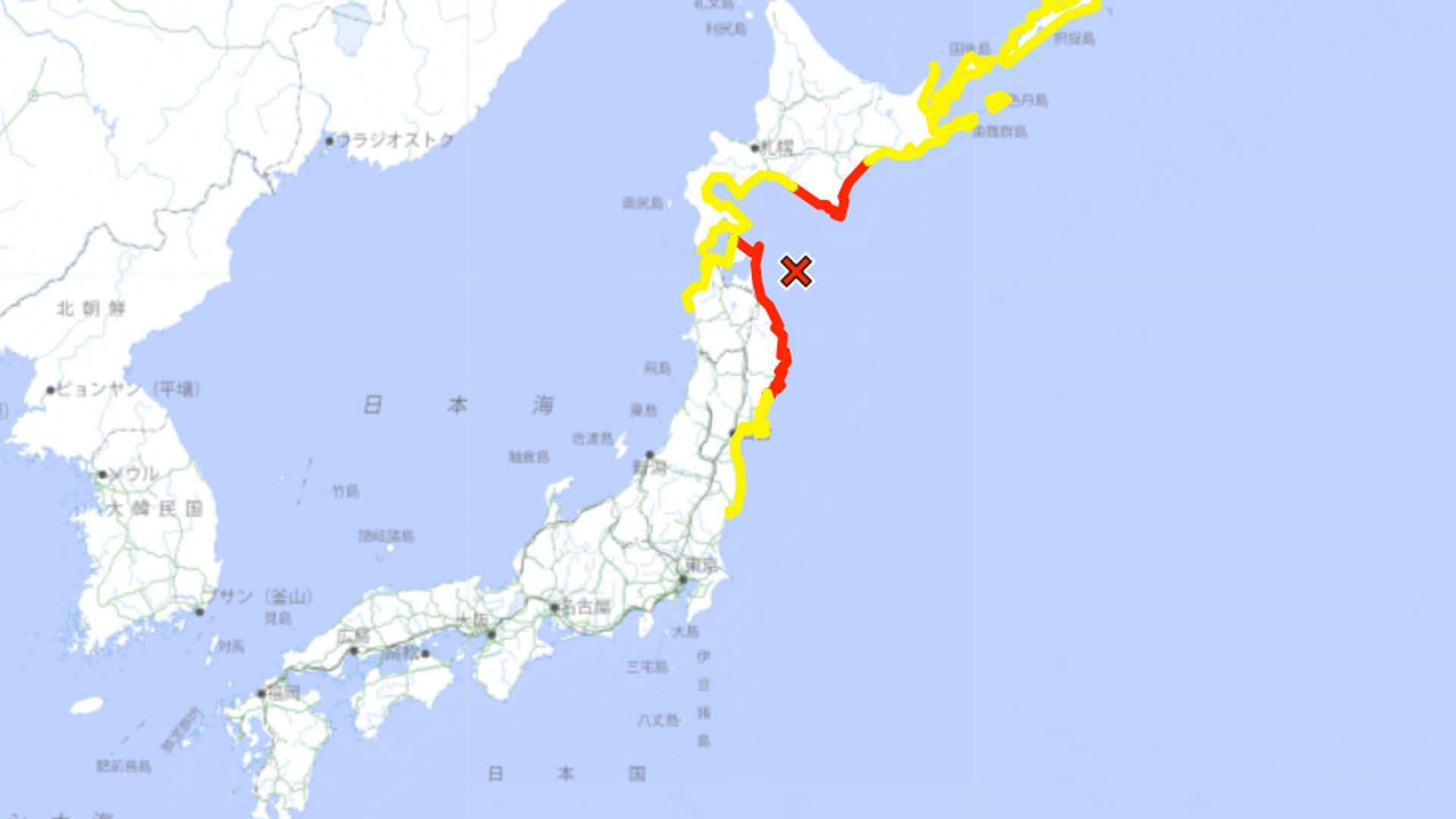 Japón emite una alerta por riesgo de tsunami tras el terremoto de magnitud 7,6 en el norte del país