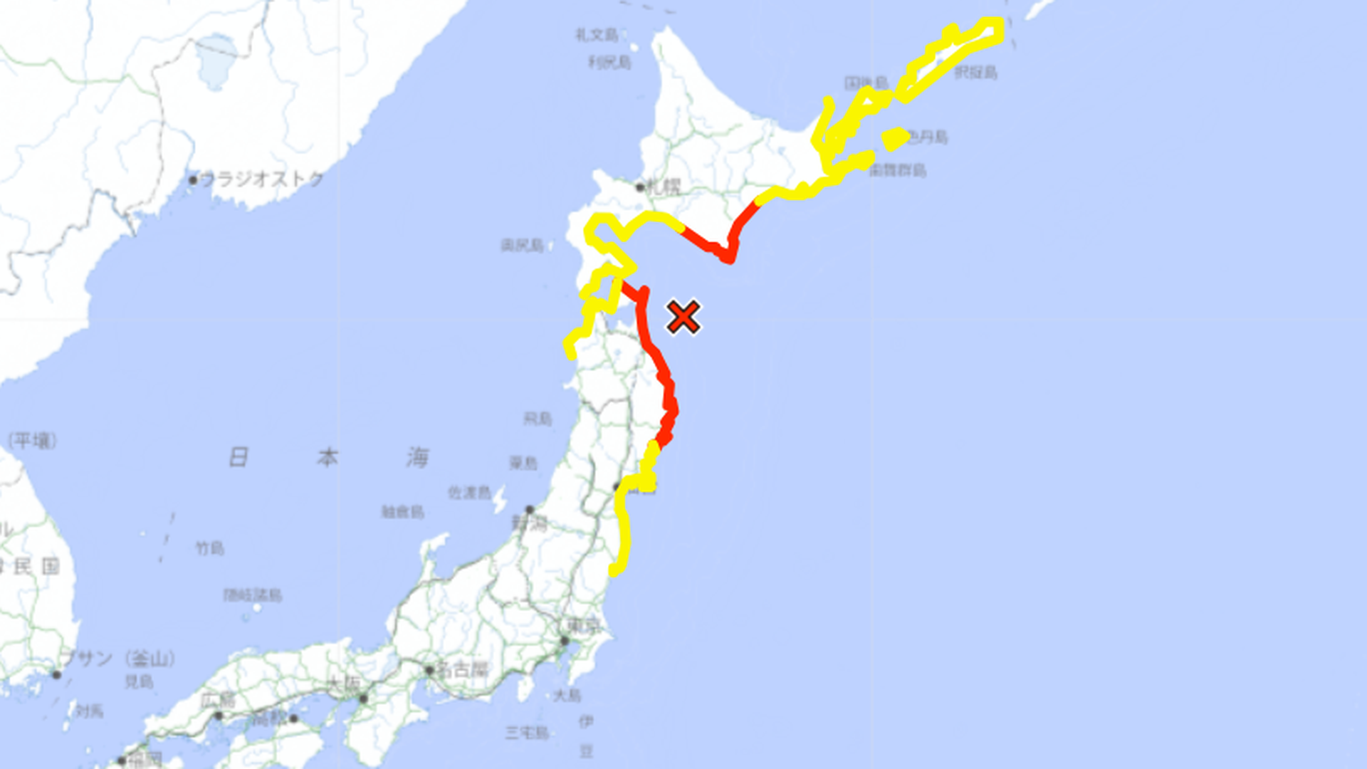 Japón emite una alerta por riesgo de tsunami tras el terremoto de magnitud 7,6 en el norte del país