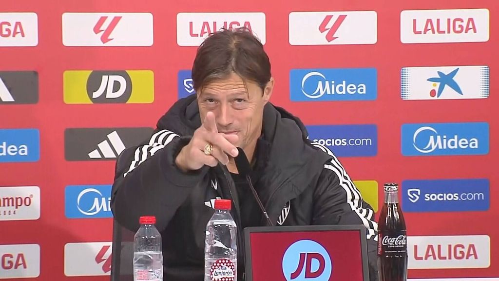 Broma de Almeyda en la previa del derbi