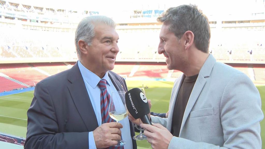 Joan Laporta pide tranquilidad a los culés con la continuidad de Hansi Flick: “Estoy encantado”