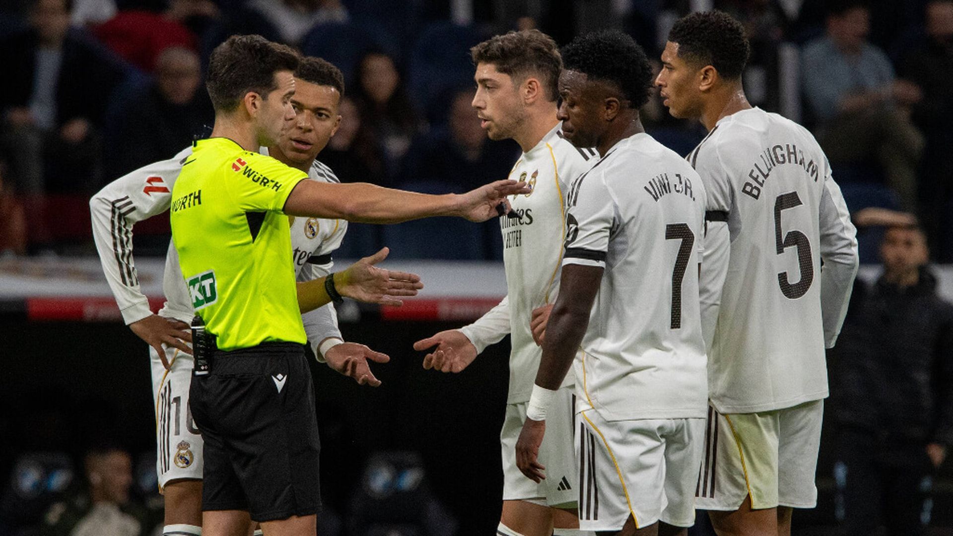 Alejandro Quintero en el Real Madrid-Celta