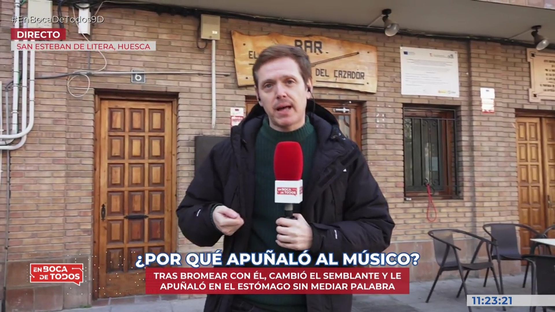 Apuñala a un músico de la orquesta y se atrinchera en su casa en un pueblo de Huesca