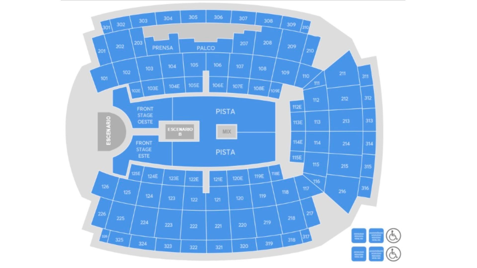 Cómo será el escenario para los conciertos de 'Lux'