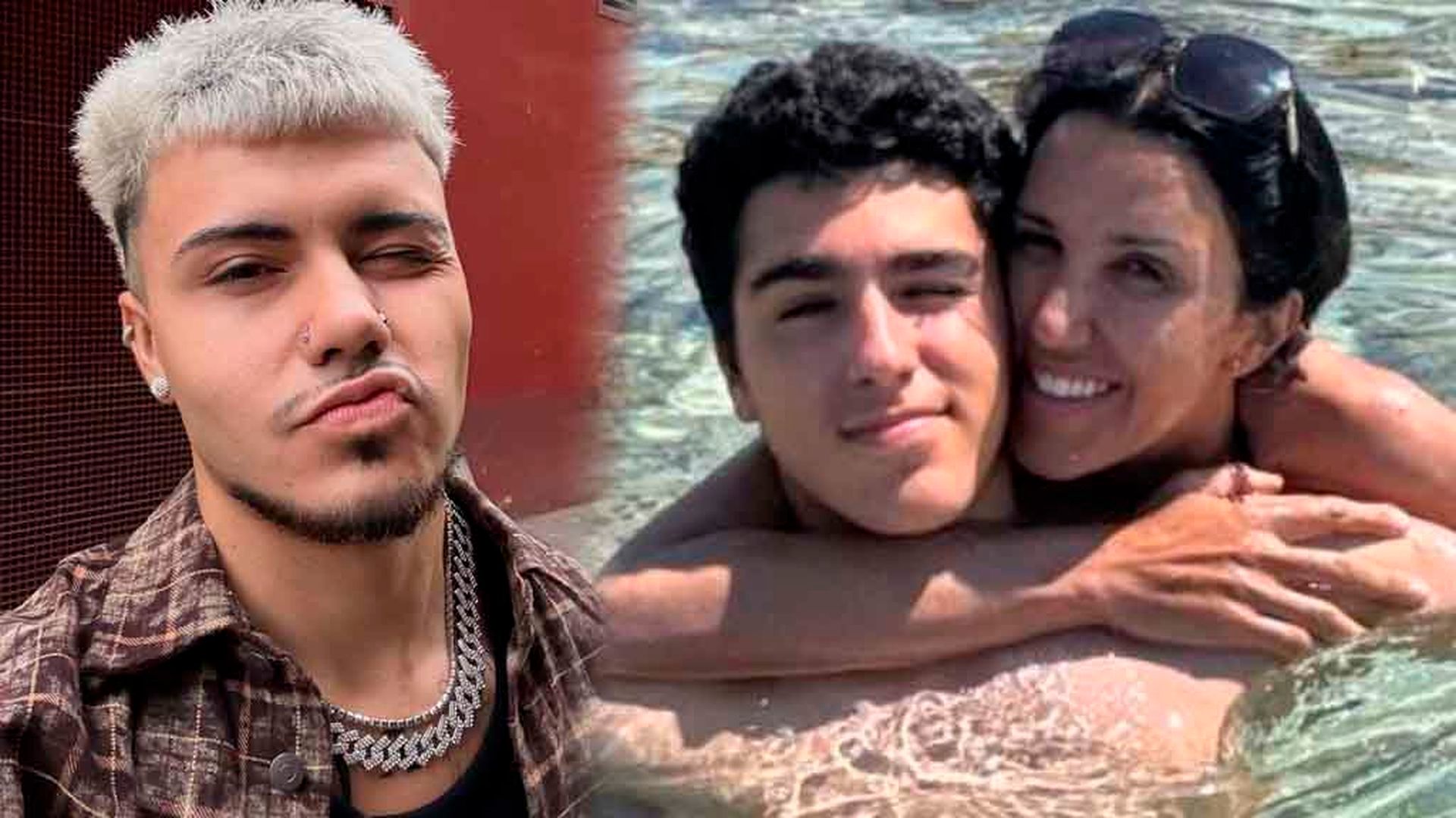 Cristian y Dani Güiza, y Nuria Bermúdez Cristian y Dani Güiza, y Nuria Bermúdez