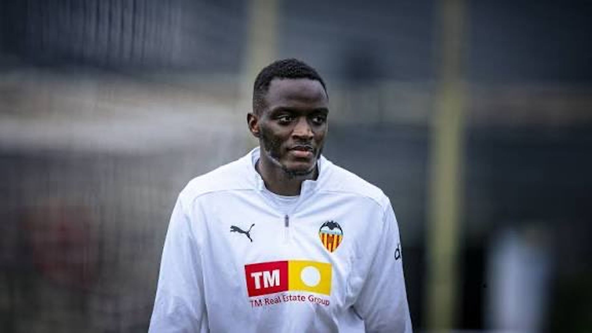 Mouctar Diakhaby entrenando en Paterna