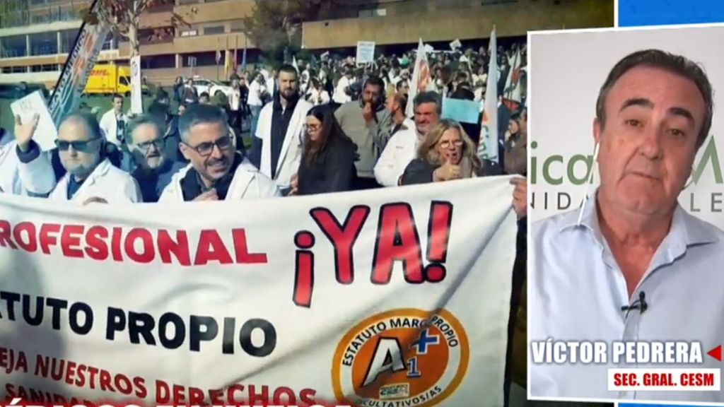 Víctor Pedrera, secretario general de CESM, explica la importancia de la huelga de médicos: "No es una rabieta"