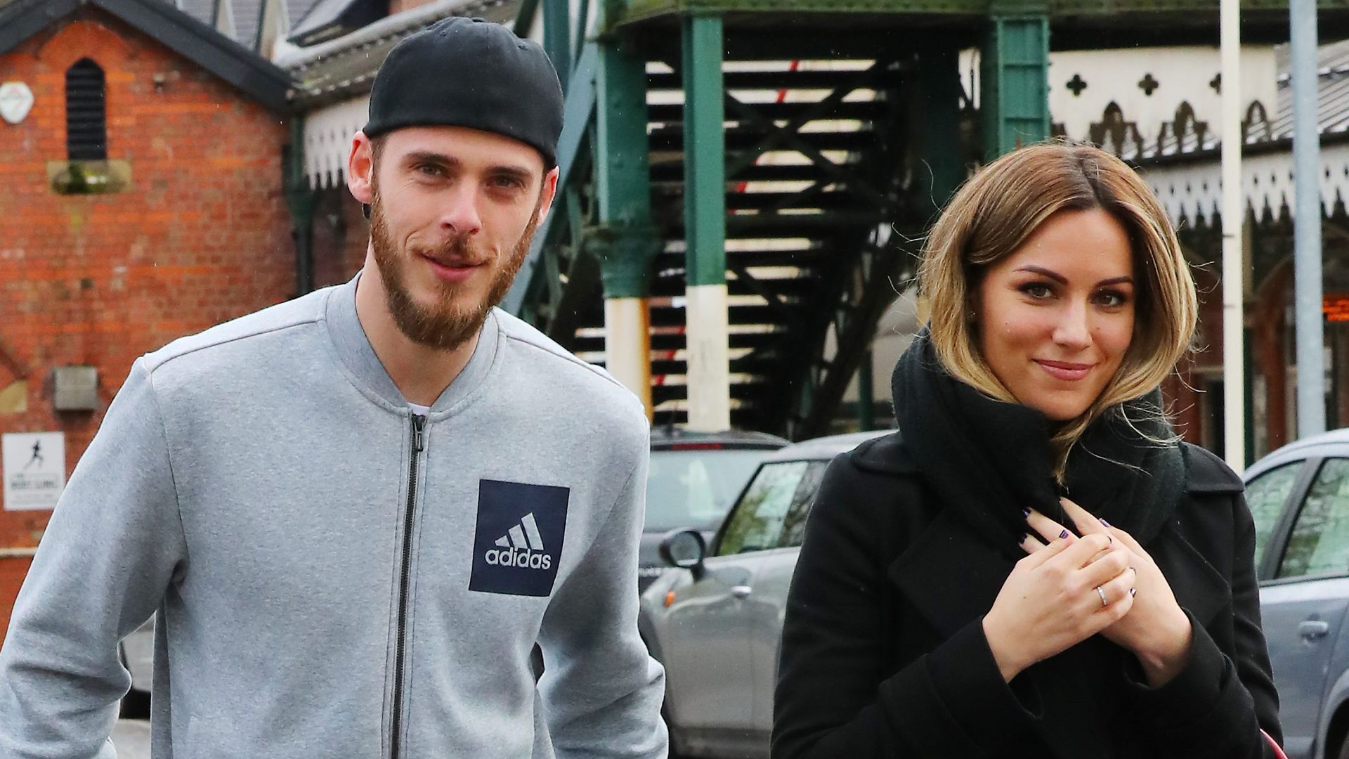 Edurne y de Gea, en una imagen de archivo Edurne y de Gea, en una imagen de archivo