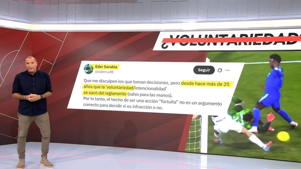 Manu Carreño se posiciona a favor de Eder Sarabia y la polémica en el Elche-Real Madrid: "Los responsables no se saben el reglamento"