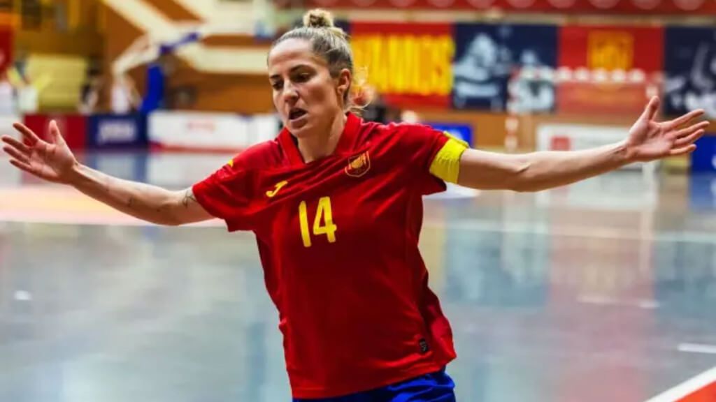 Vanessa Sotelo se acuerda de Ana Luján durante el Mundial de Fútbol Sala