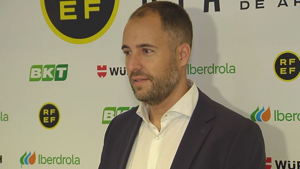 Fran Soto, en un acto con LALIGA