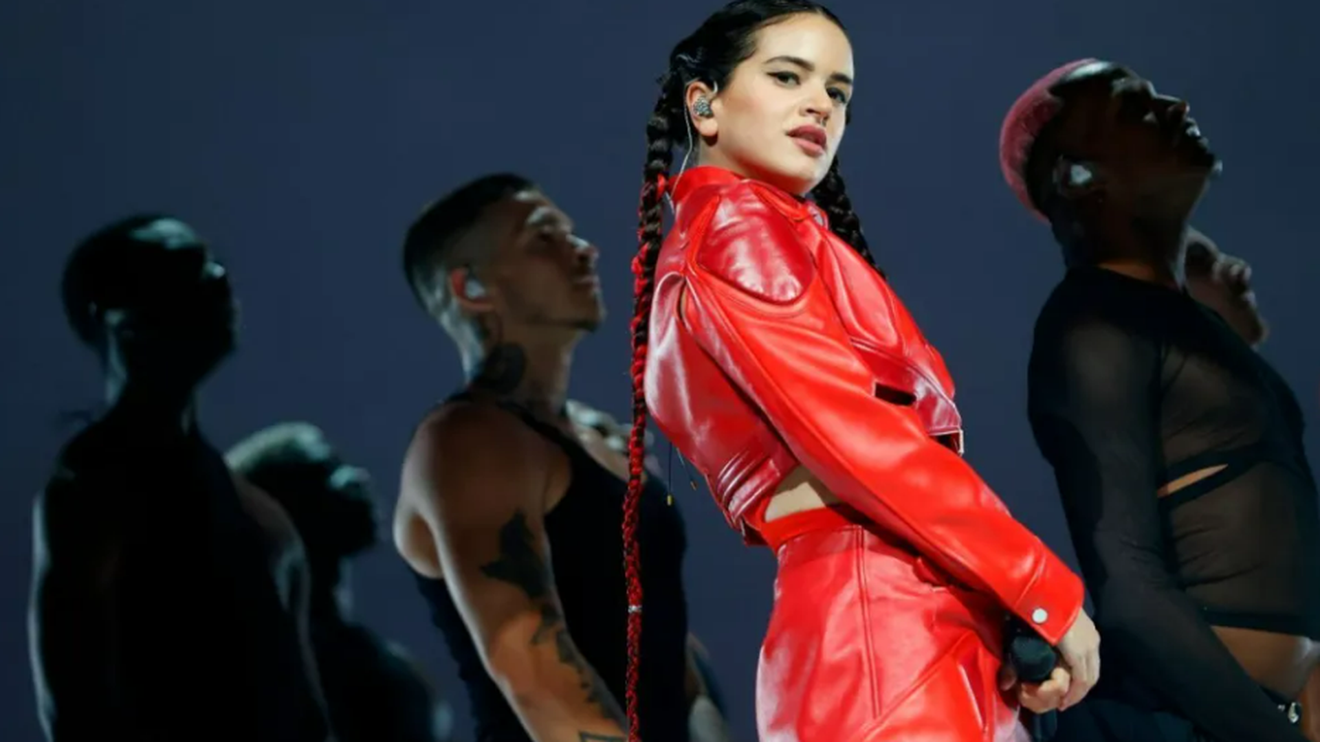 La cantante Rosalía en una imagen de archivo durante un concierto en el WiZink Center, en Madrid
