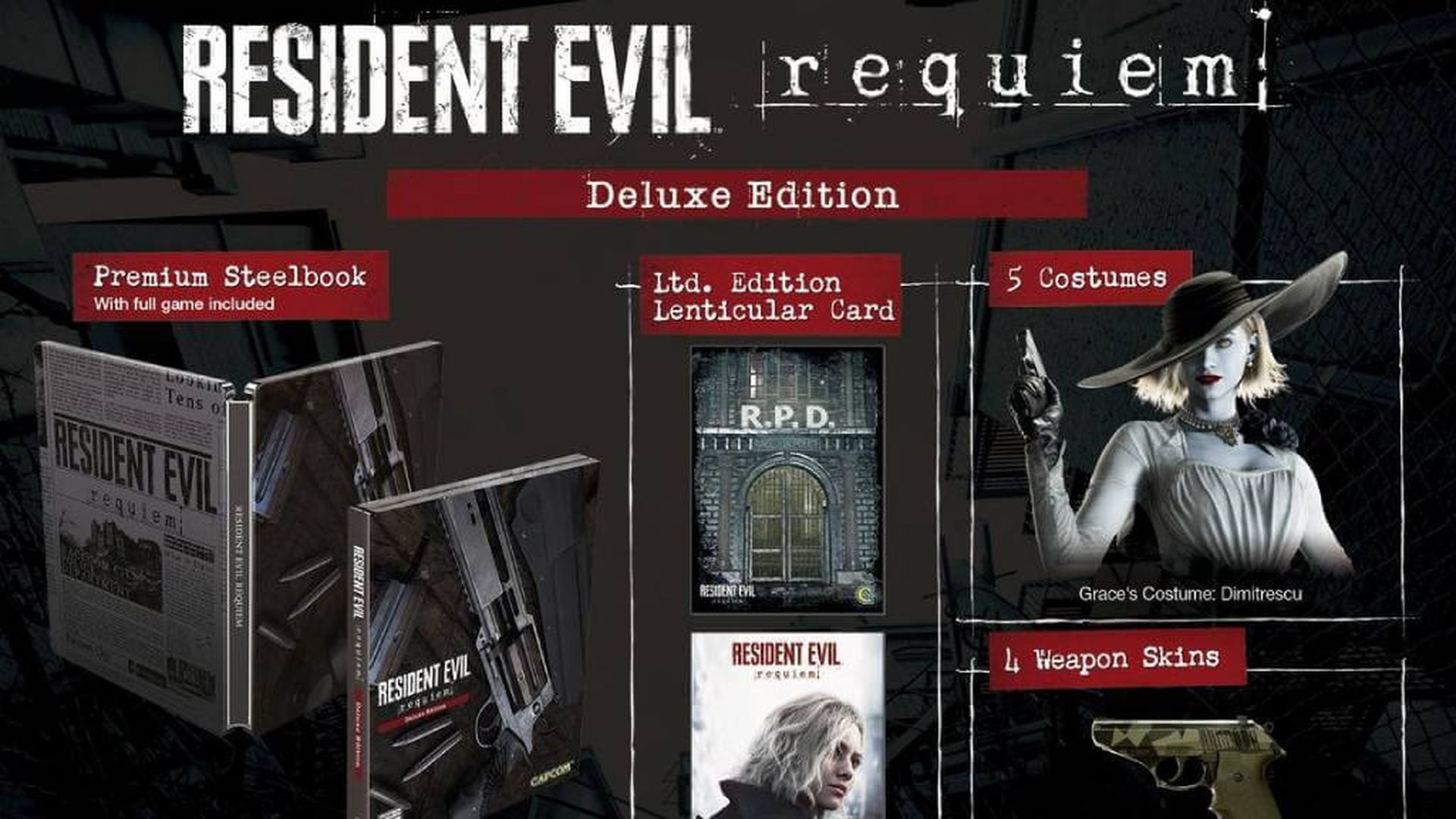 La edición Deluxe de Resident Evil Requiem La edición Deluxe de Resident Evil Requiem