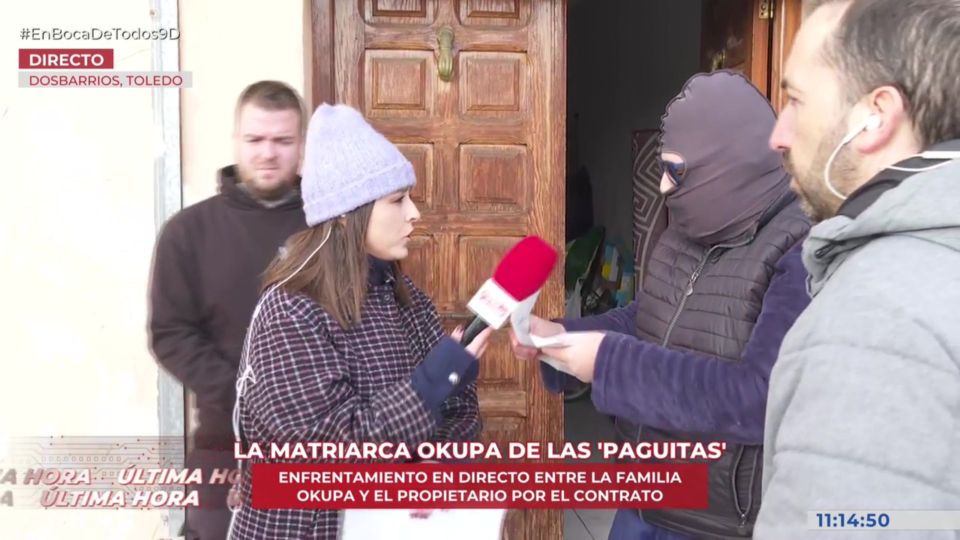 La tensa mediación entre los okupas agresivos y el propietario de la vivienda