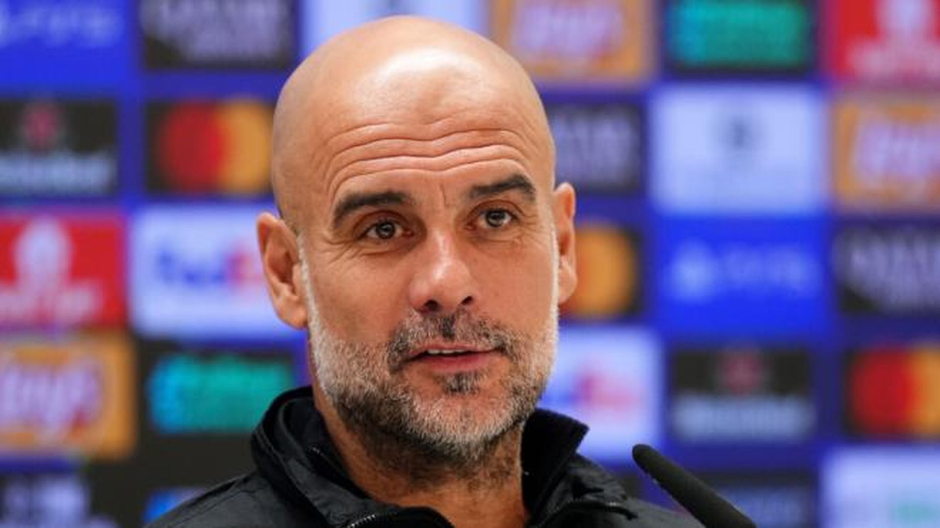 Pep Guardiola en la rueda de prensa previa al Real Madrid-Manchester City Pep Guardiola en la rueda de prensa previa al Real Madrid-Manchester City