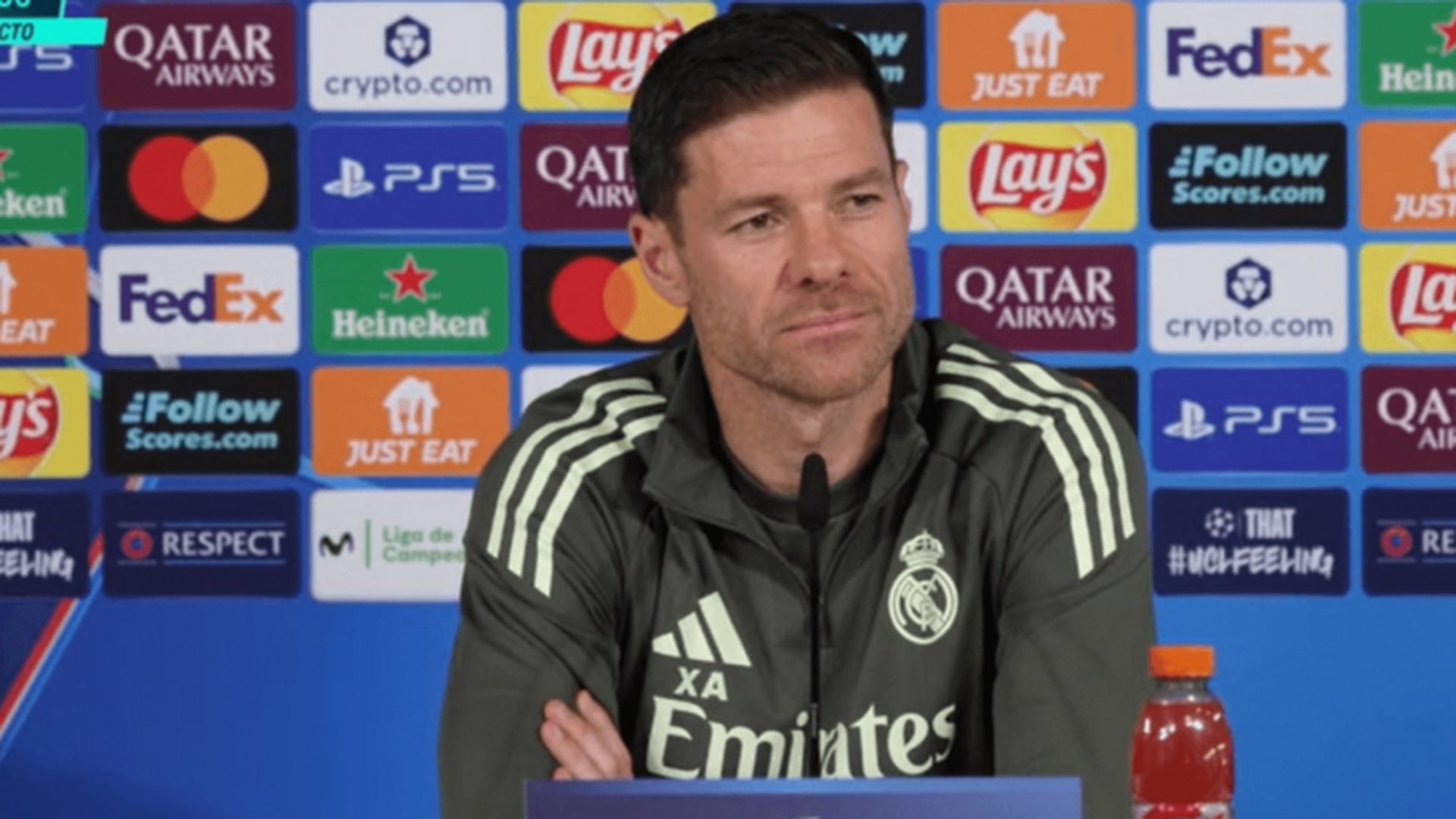 Xabi Alonso, en rueda de prensa Xabi Alonso, en rueda de prensa