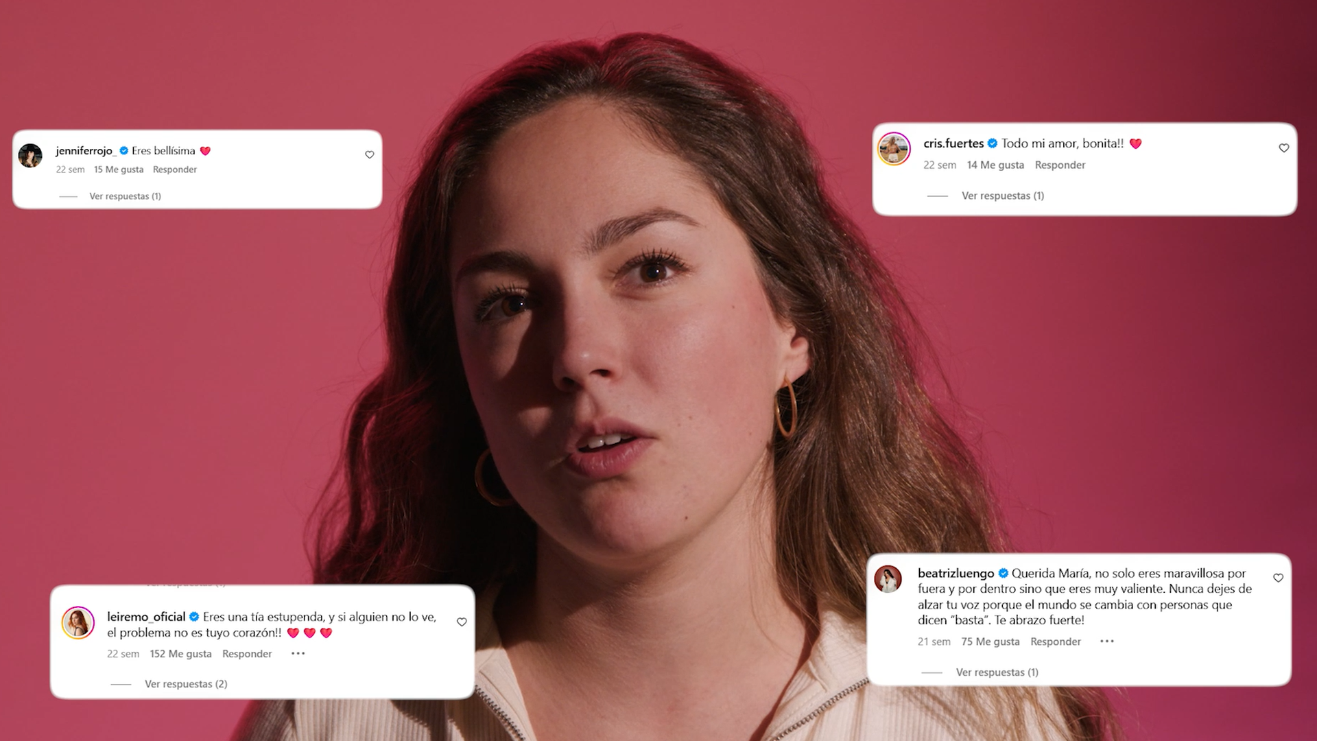 María Parrado y su contundente respuesta a los comentarios sobre su cuerpo