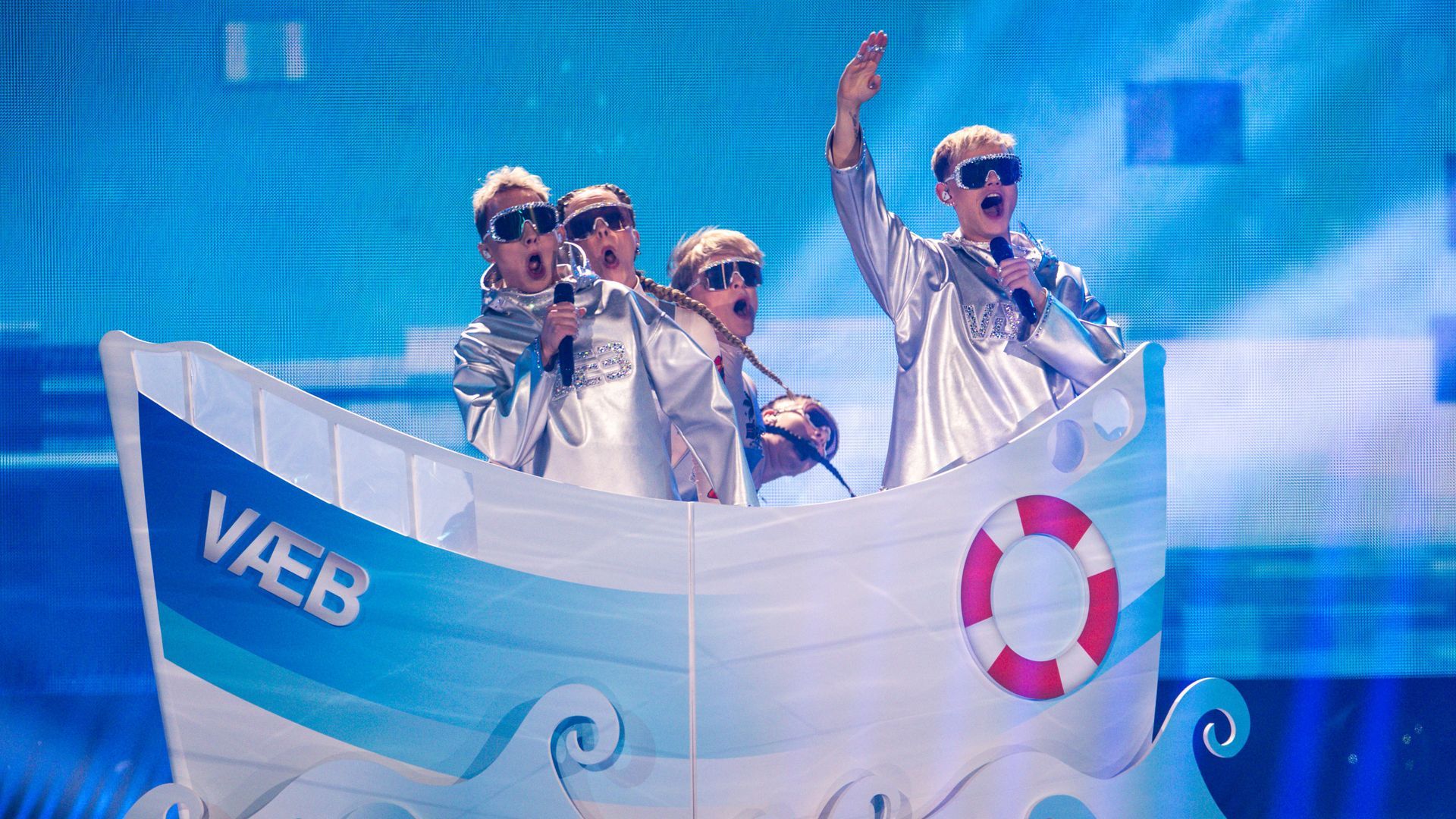 El equipo de Eurovisión de Islandia en la última edición