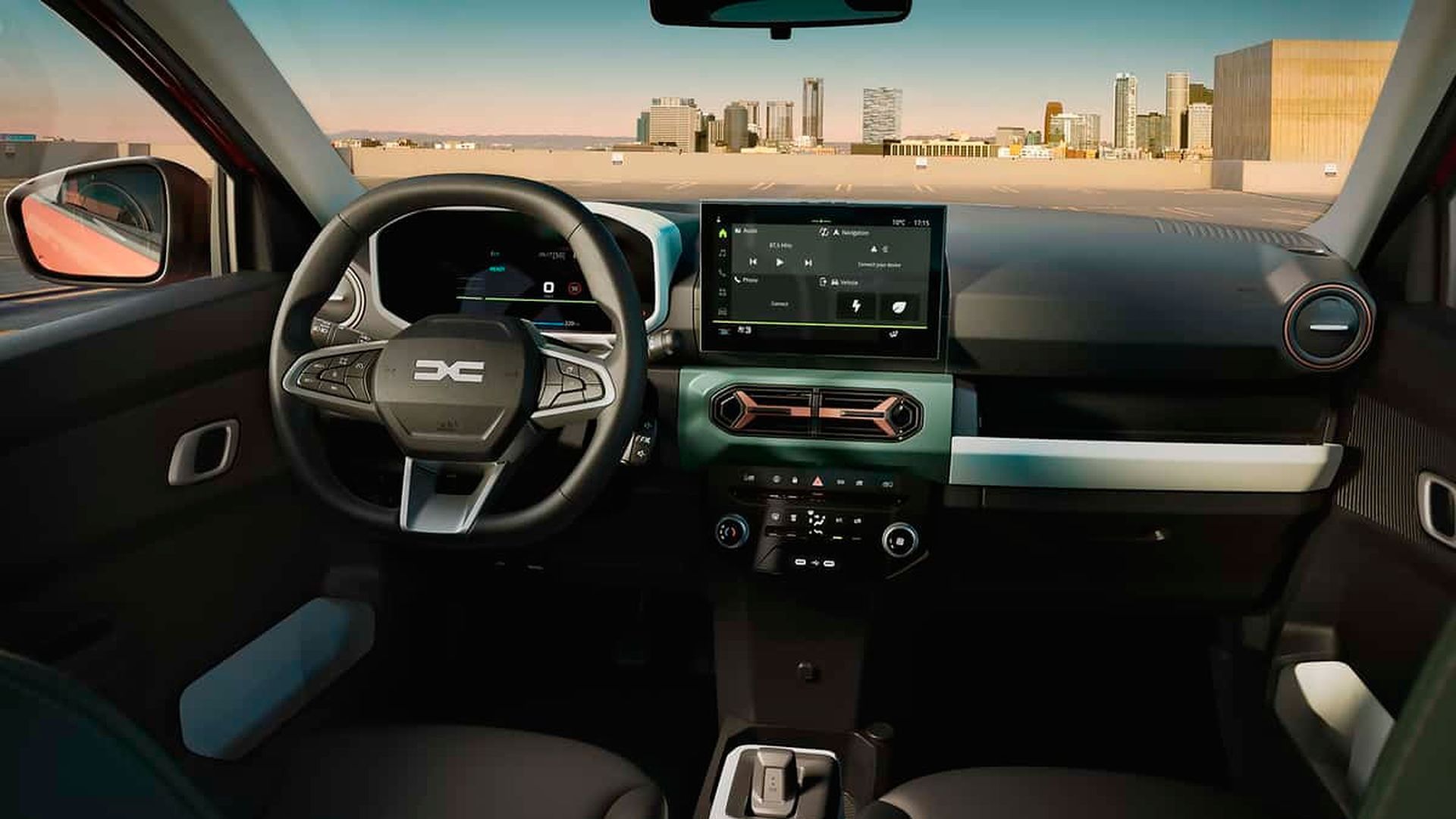 Interior del Dacia Spring