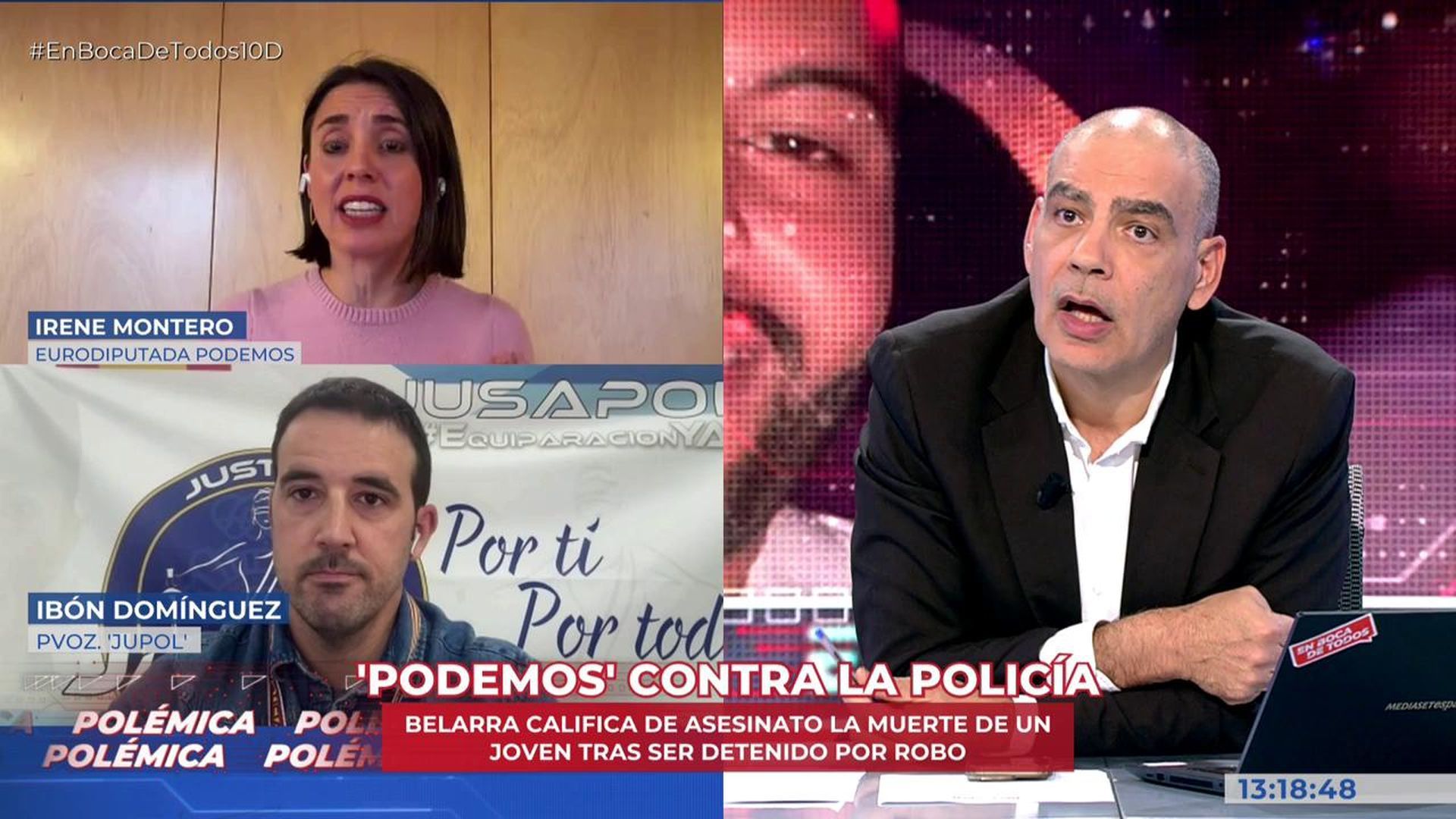 Irene Montero, eurodiputada de Podemos: “No se aconseja el uso de pistolas Taser en personas que están agitadas”