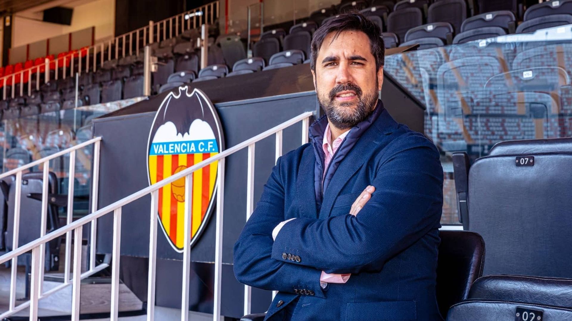 Javier Solís en Mestalla