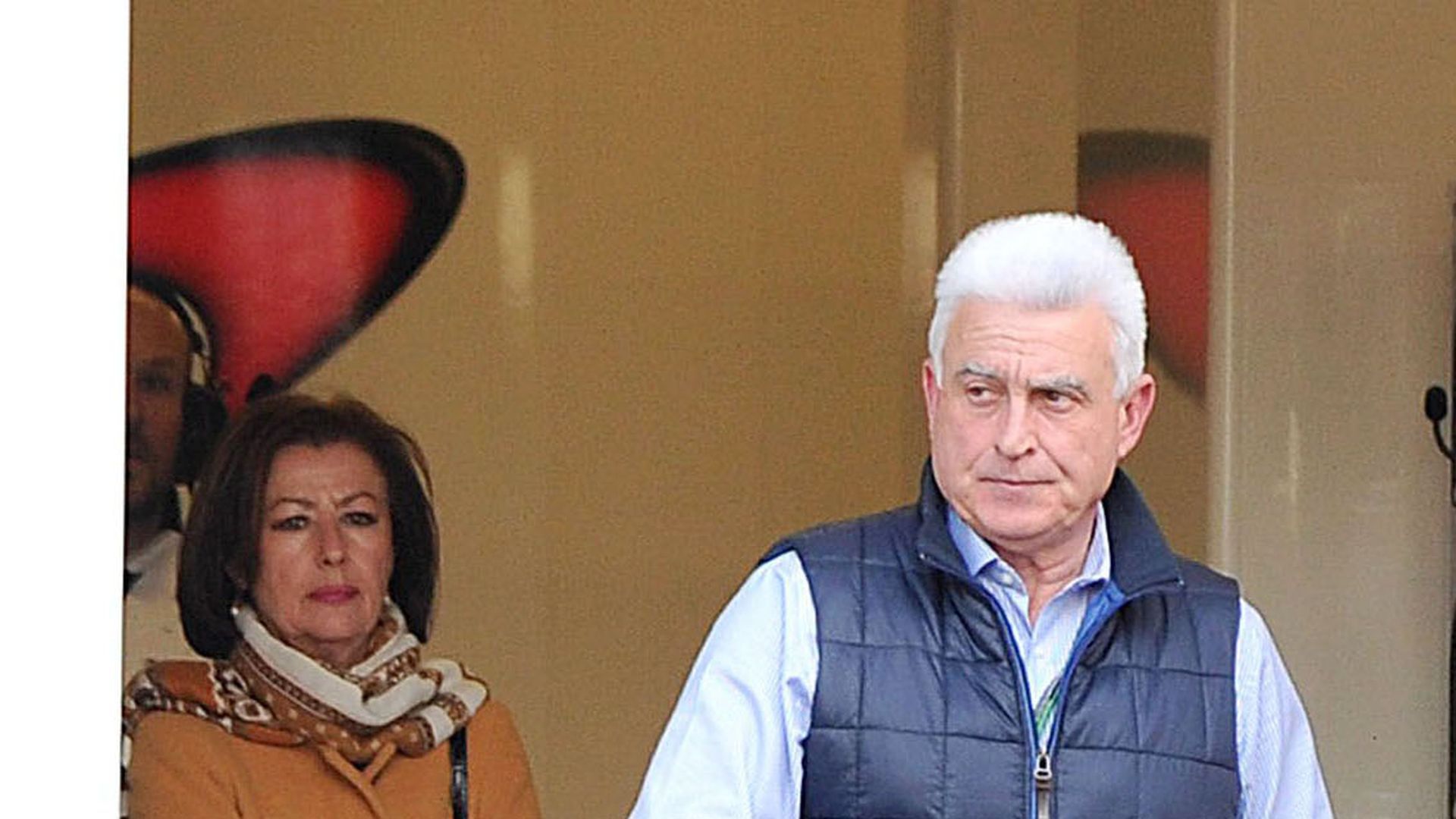 José Luis Alonso y Ana María Díaz, padres de Fernando Alonso, en una foto de archivo