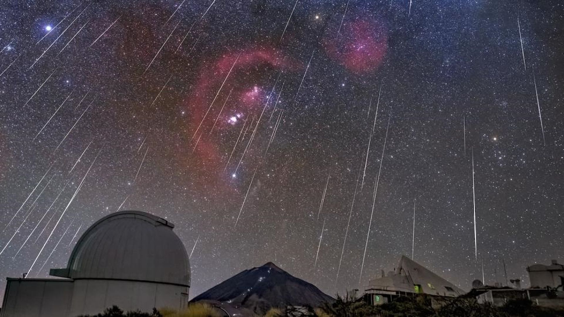 Las Gemínidas desde el Observatorio del Teide