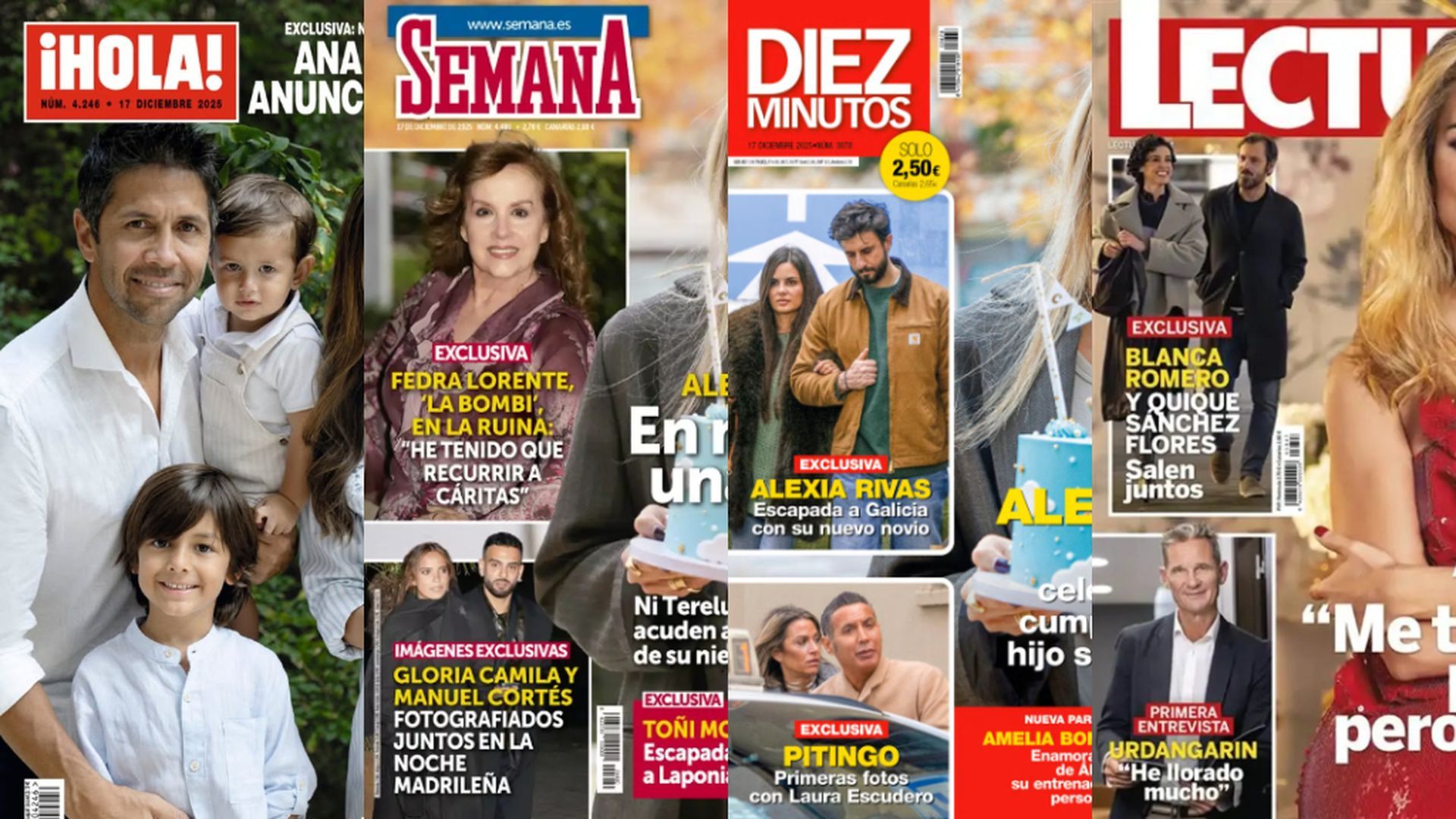 Las portadas del 10 de diciembre