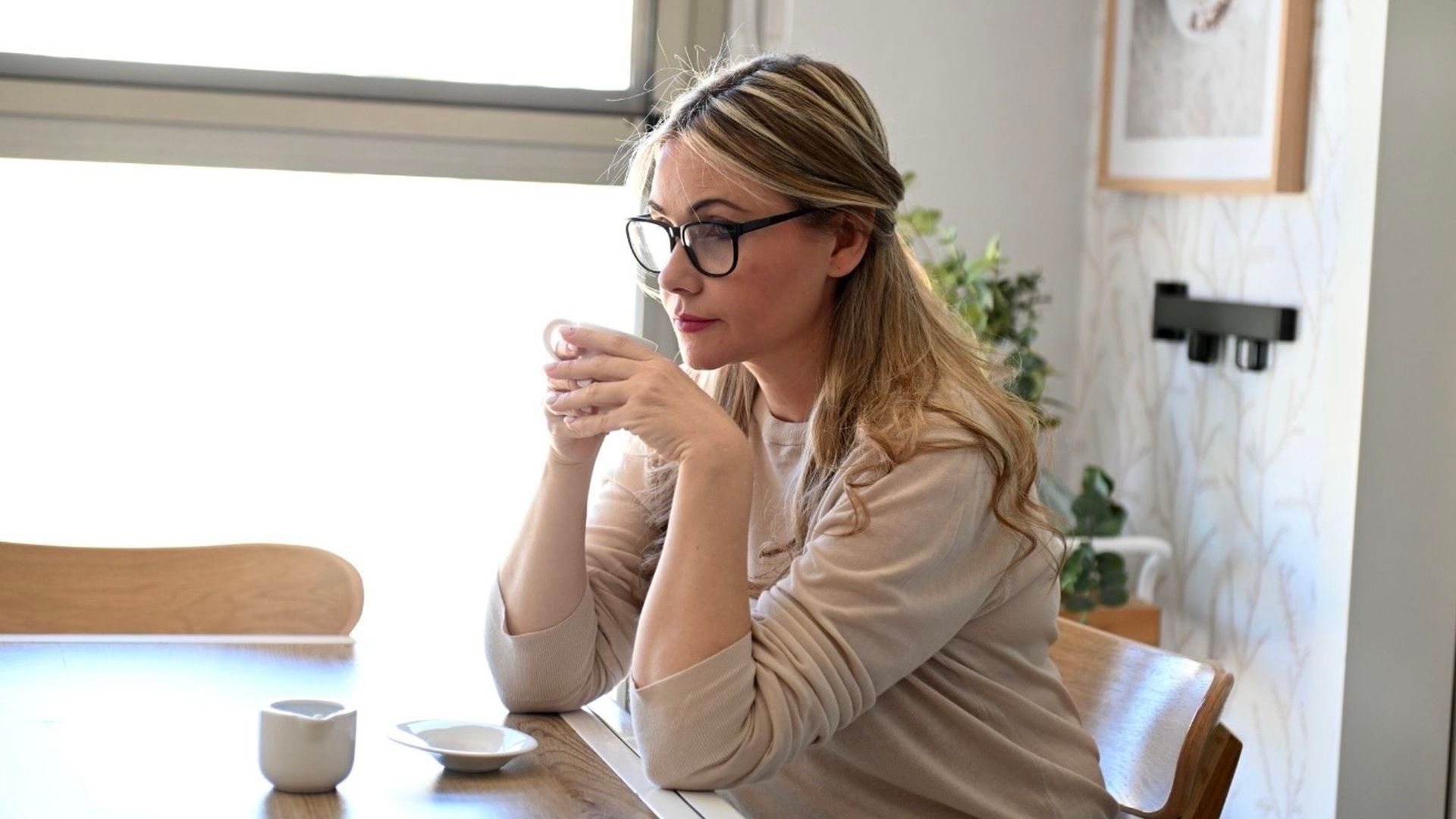 Maggi en su cocina, en la que ha optado por un punto medio