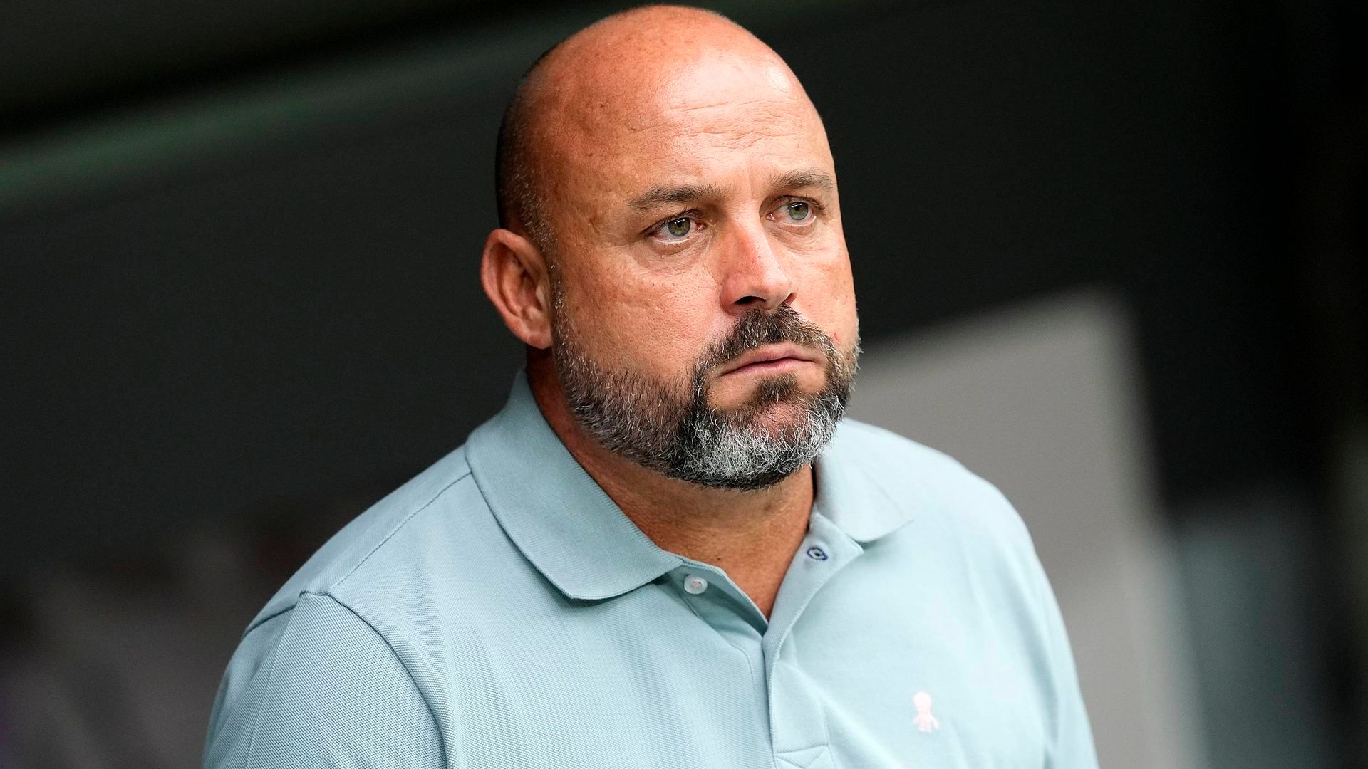 Manolo González, en un partido del Espanyol