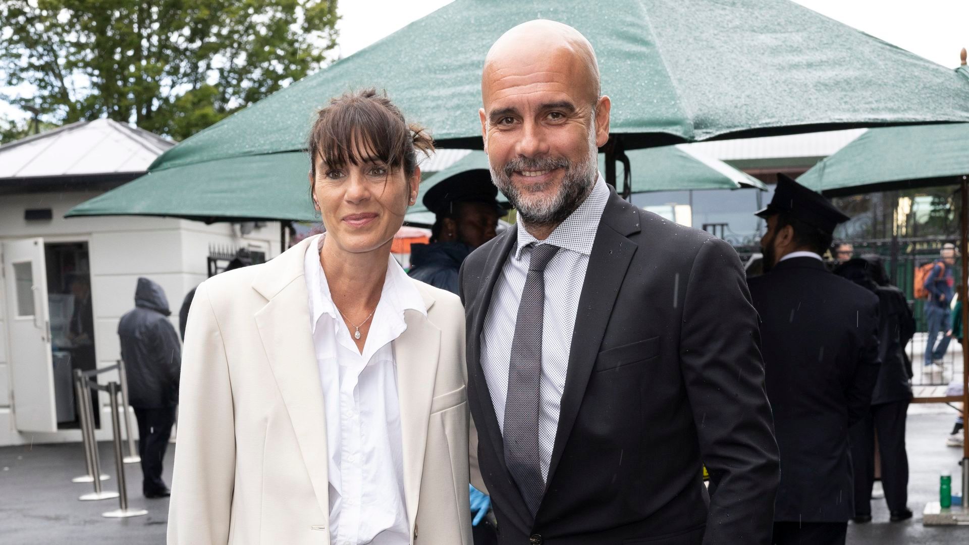 Pep Guardiola y Cristina Serra Pep Guardiola y Cristina Serra