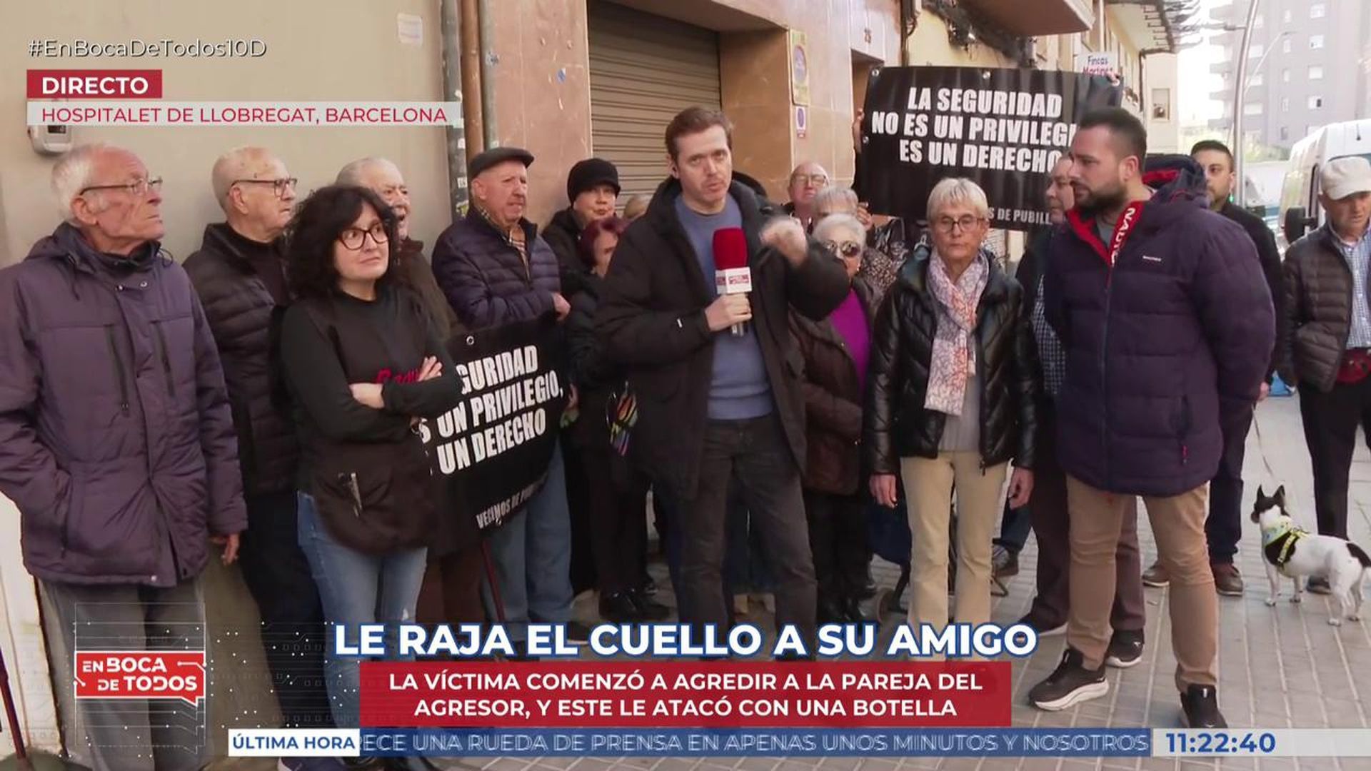 Raja el cuello a su propio amigo: los vecinos de Hospitalet de Llobregat denuncian la inseguridad de la zona