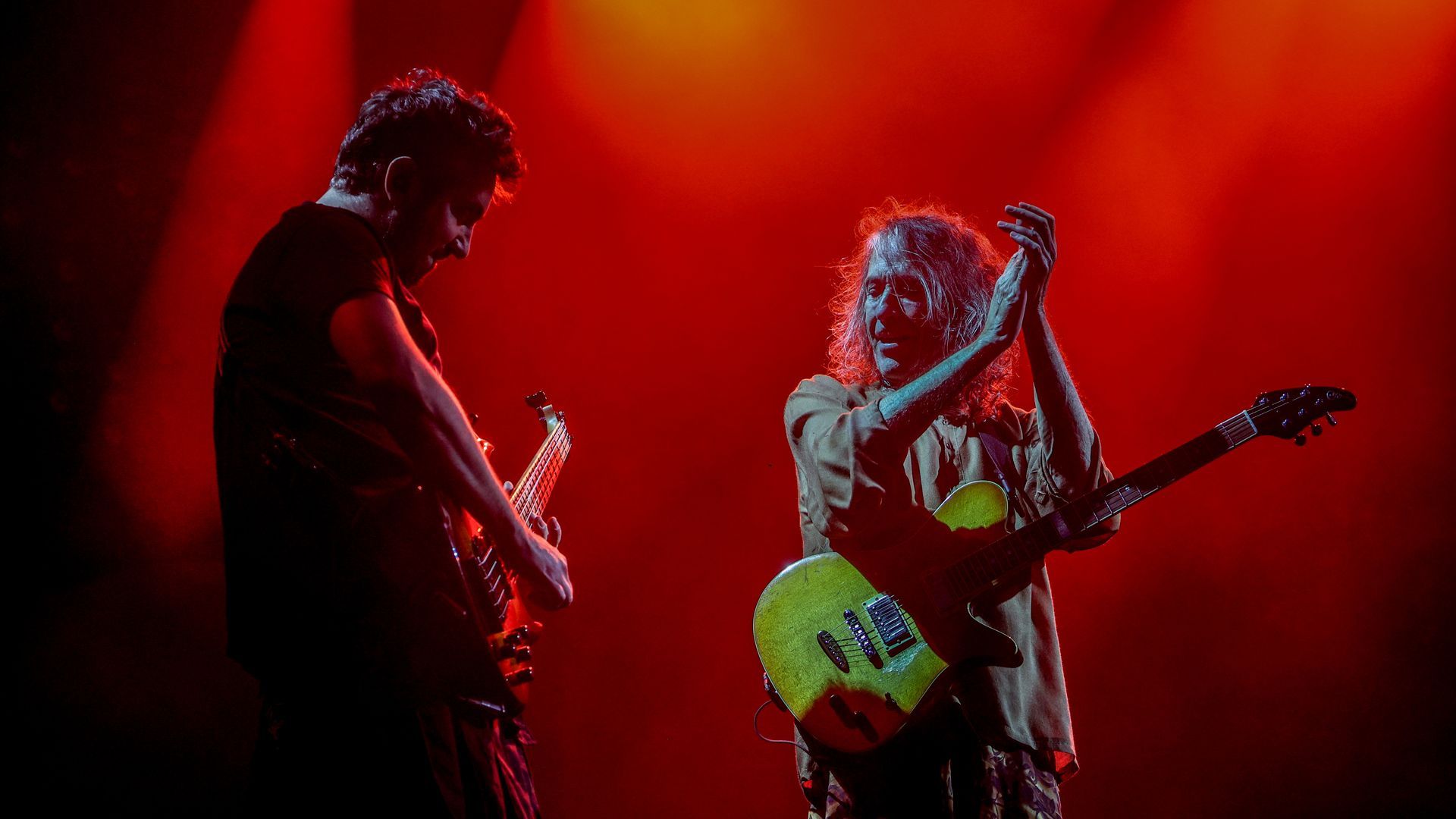 Robe en un concierto en Madrid