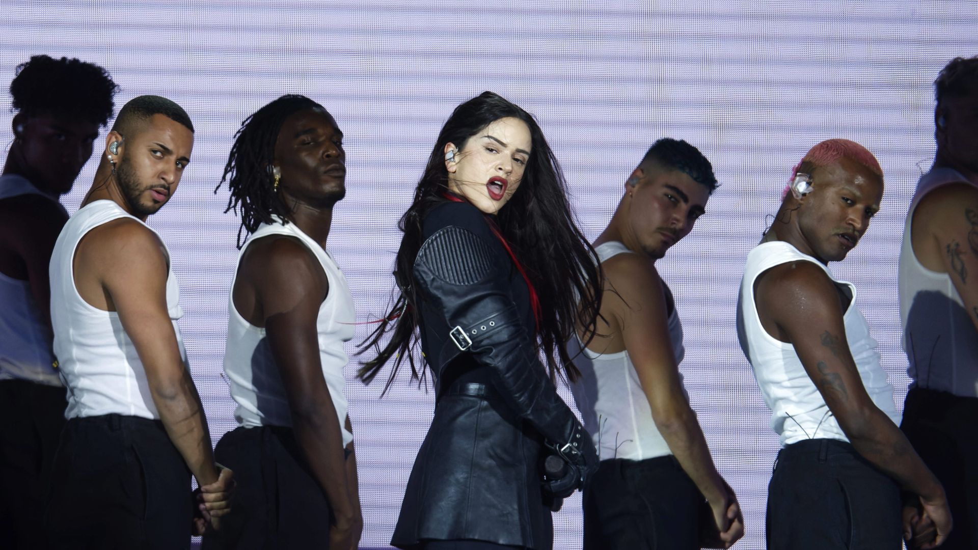 Rosalía en uno de sus conciertos