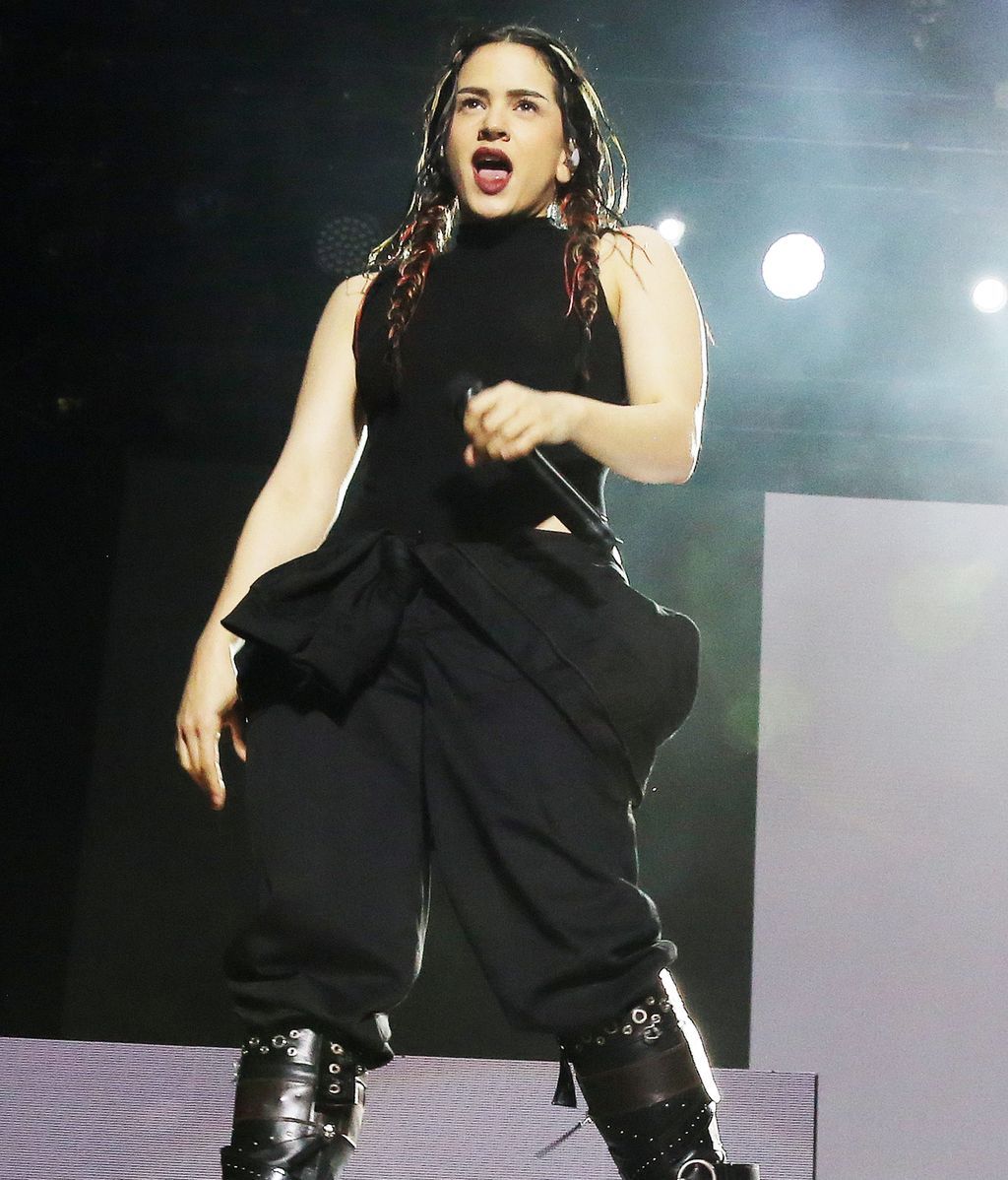 Rosalía en uno de sus conciertos