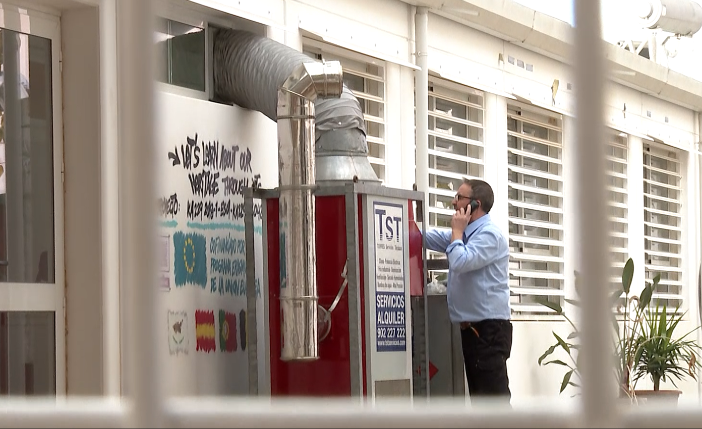 Sistema provisional de calefacción