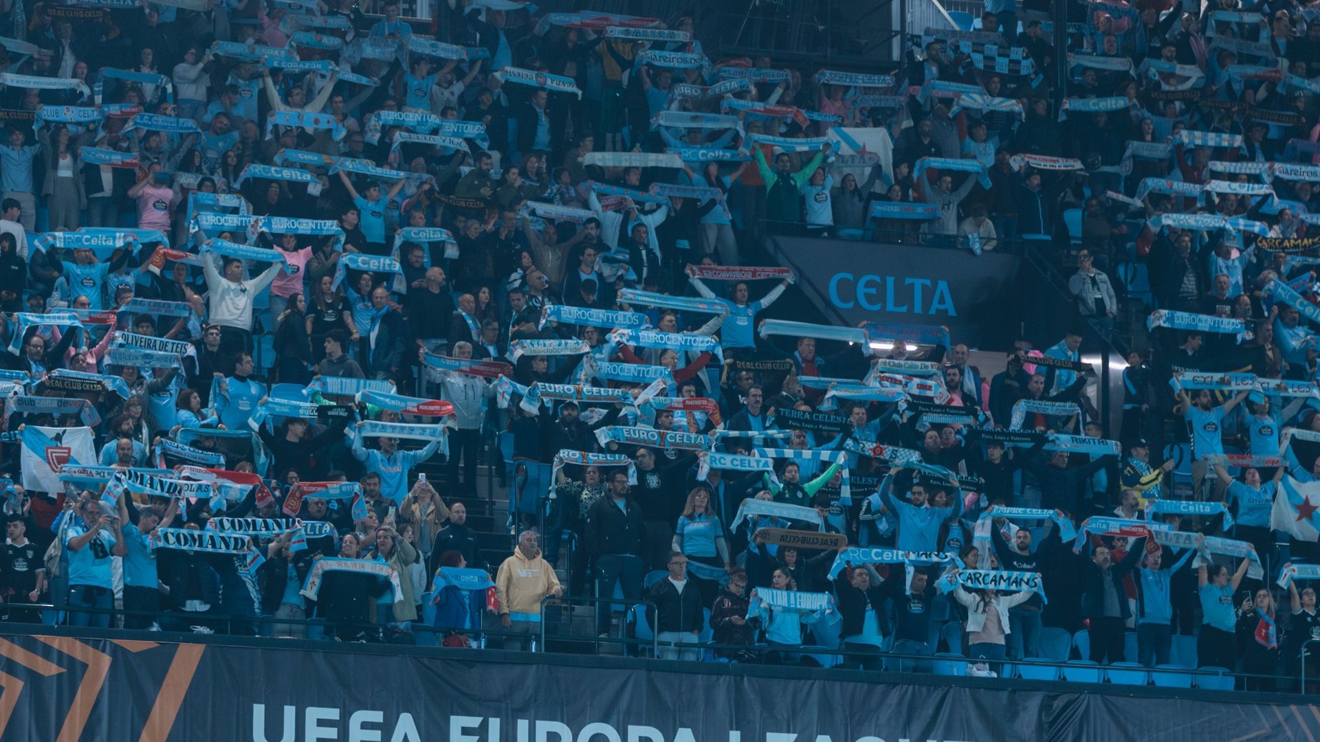 Aficionados del Celta en Balaídos Aficionados del Celta en Balaídos