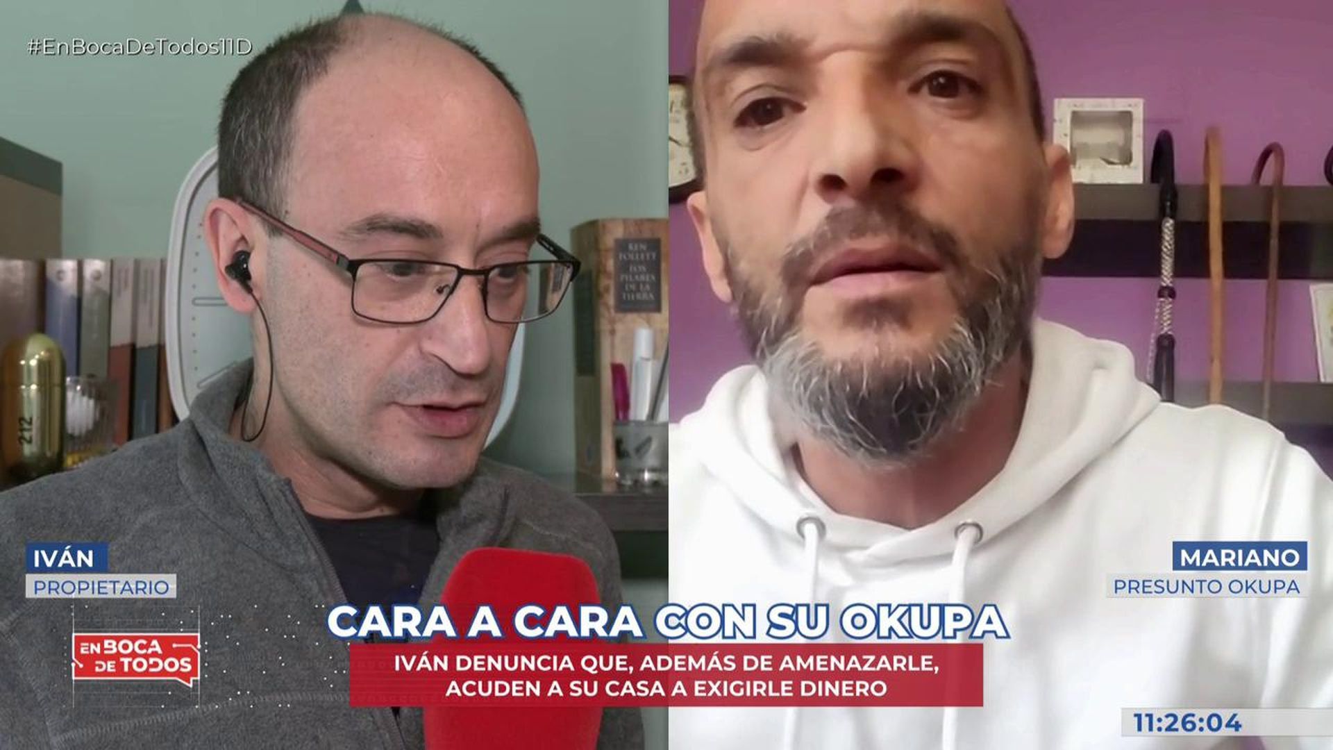El tenso cara a cara de un propietario desesperado con su inquiokupa en 'En boca de todos': "No haces más que mentir" El tenso cara a cara de un propietario desesperado con su inquiokupa en 'En boca de todos': "No haces más que mentir"