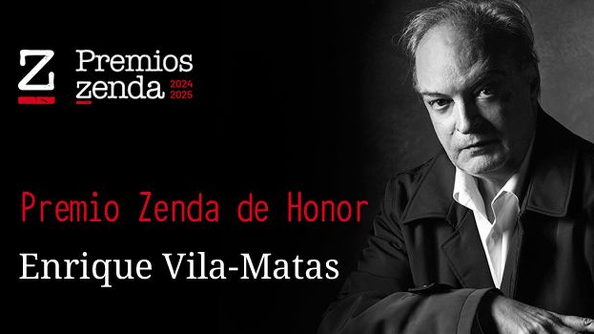 Enrique Vila-Matas, premio Zenda de Honor