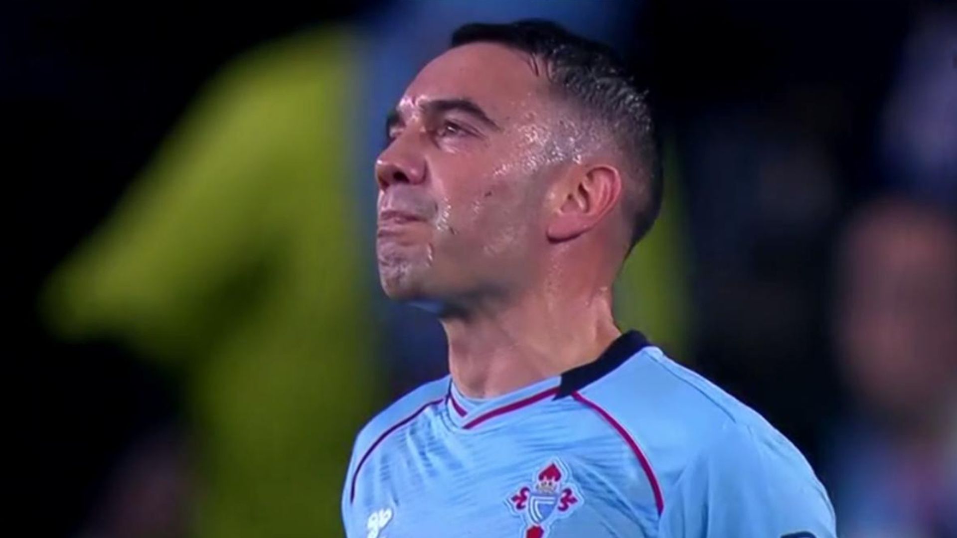 Iago Aspas en el Celta-Bolonia