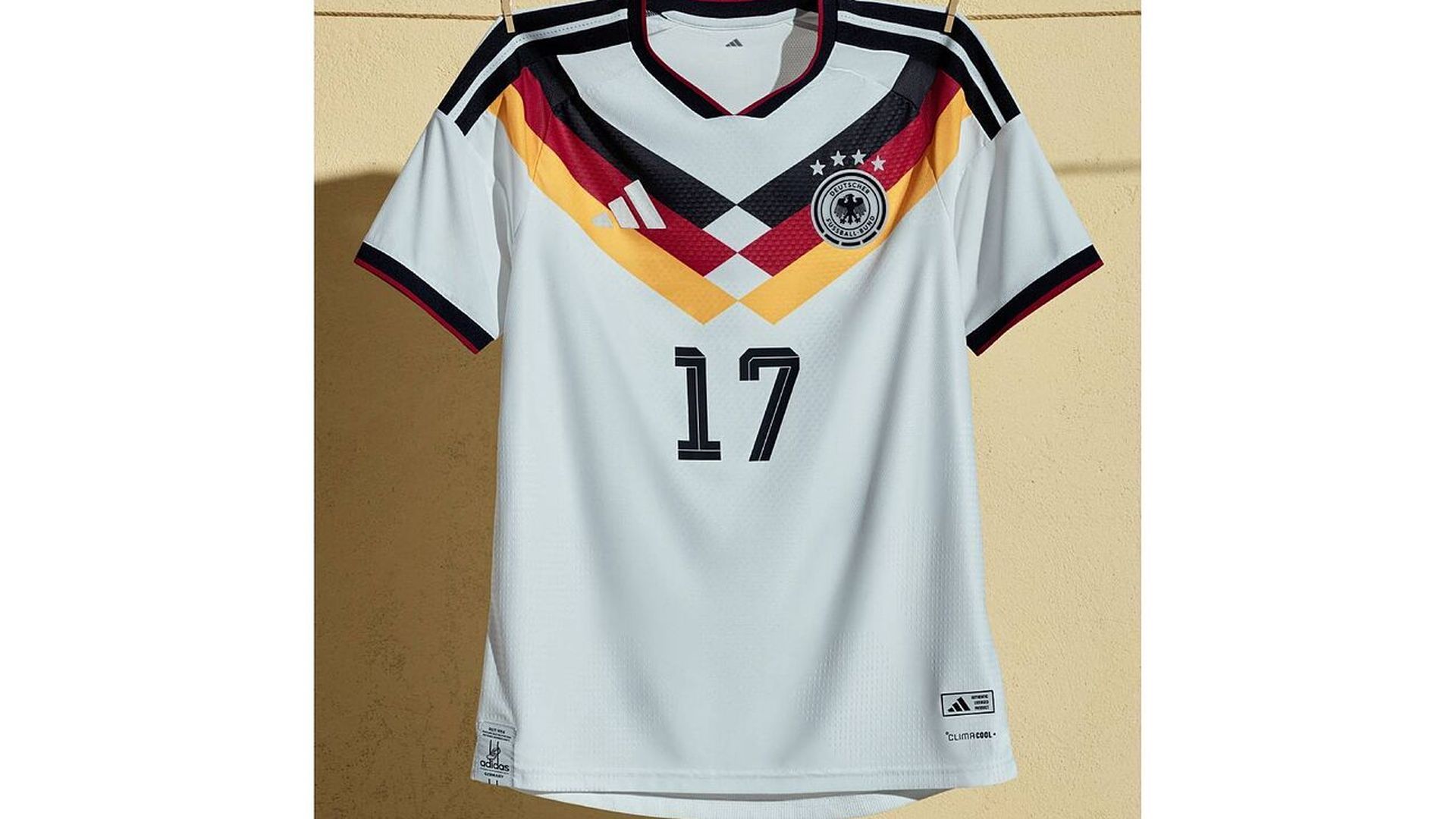 La nueva camiseta de Alemania.