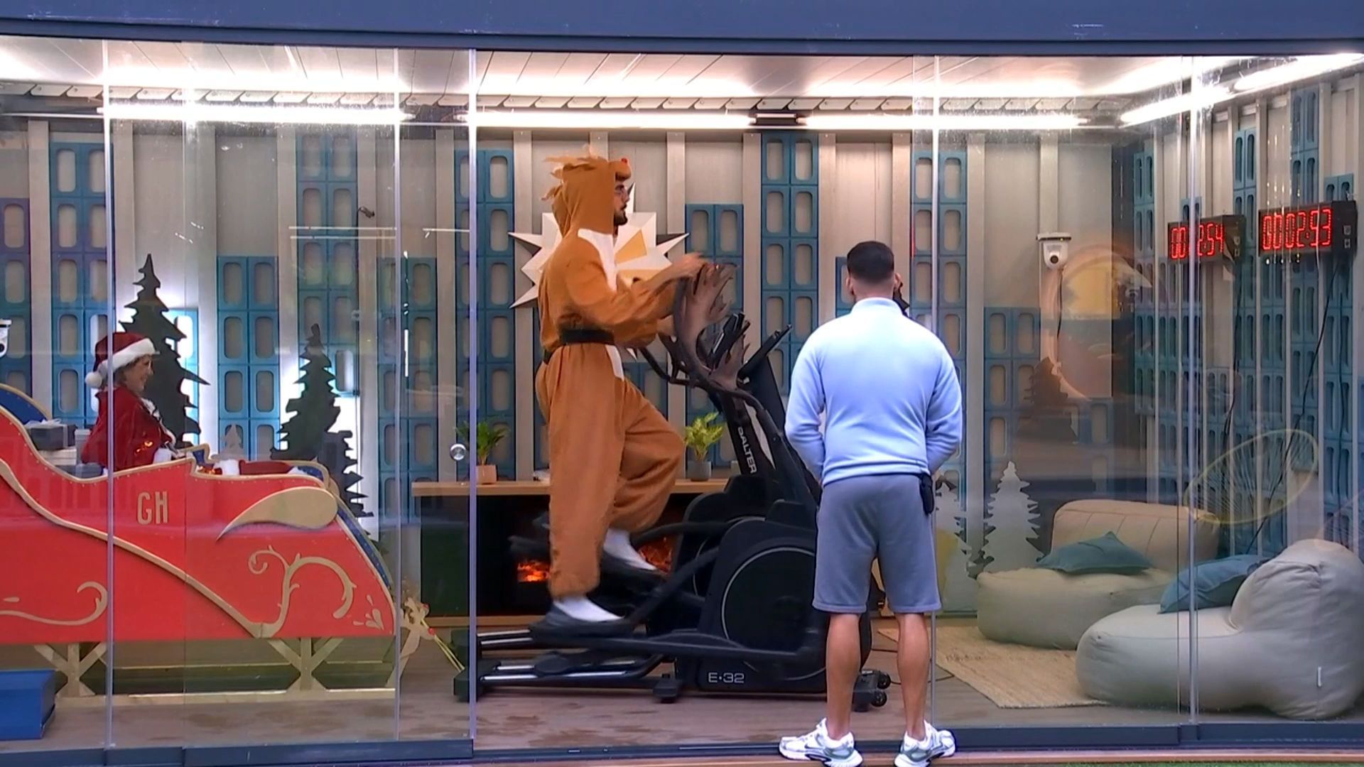 La prueba en la cabaña, antigua pajarera