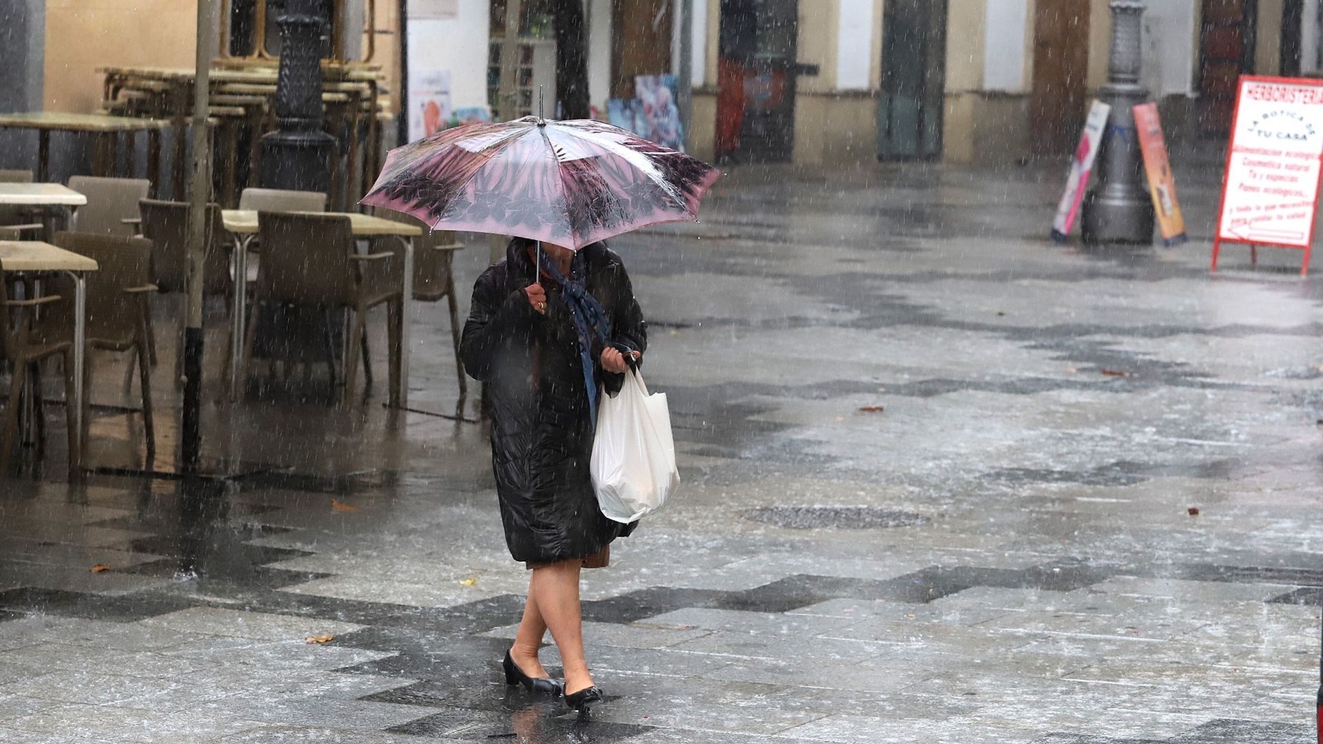 Lluvia en Cádiz