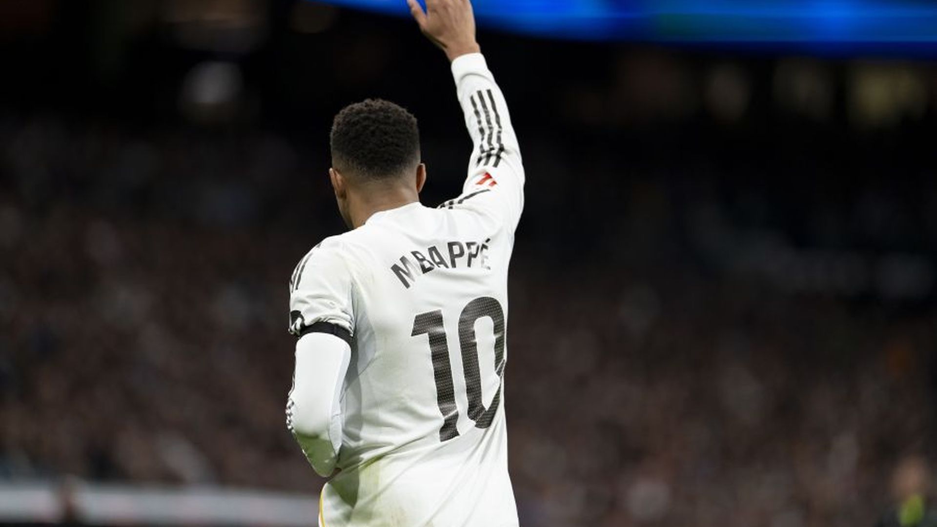 Mbappé, durante el Real Madrid - Celta.